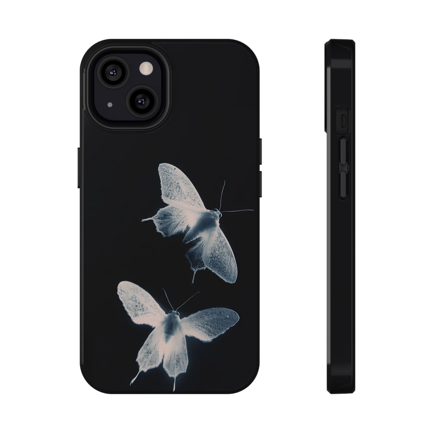 Ethereal Moth Dark Aesthetic Phone Case – MagSafe Compatible for iPhone & Samsung Galaxy