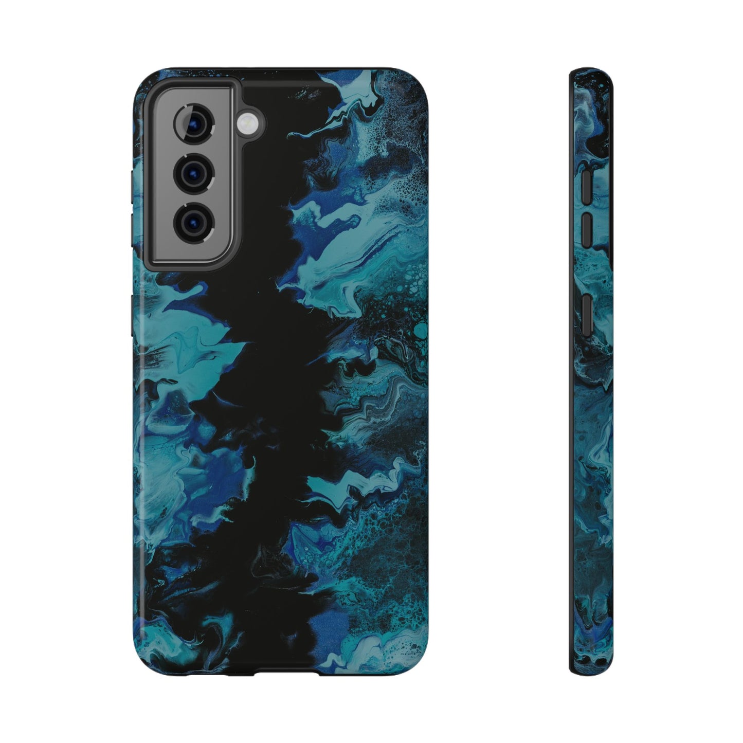 Deep Ocean Swirl Phone Case – MagSafe Compatible for iPhone & Samsung Galaxy
