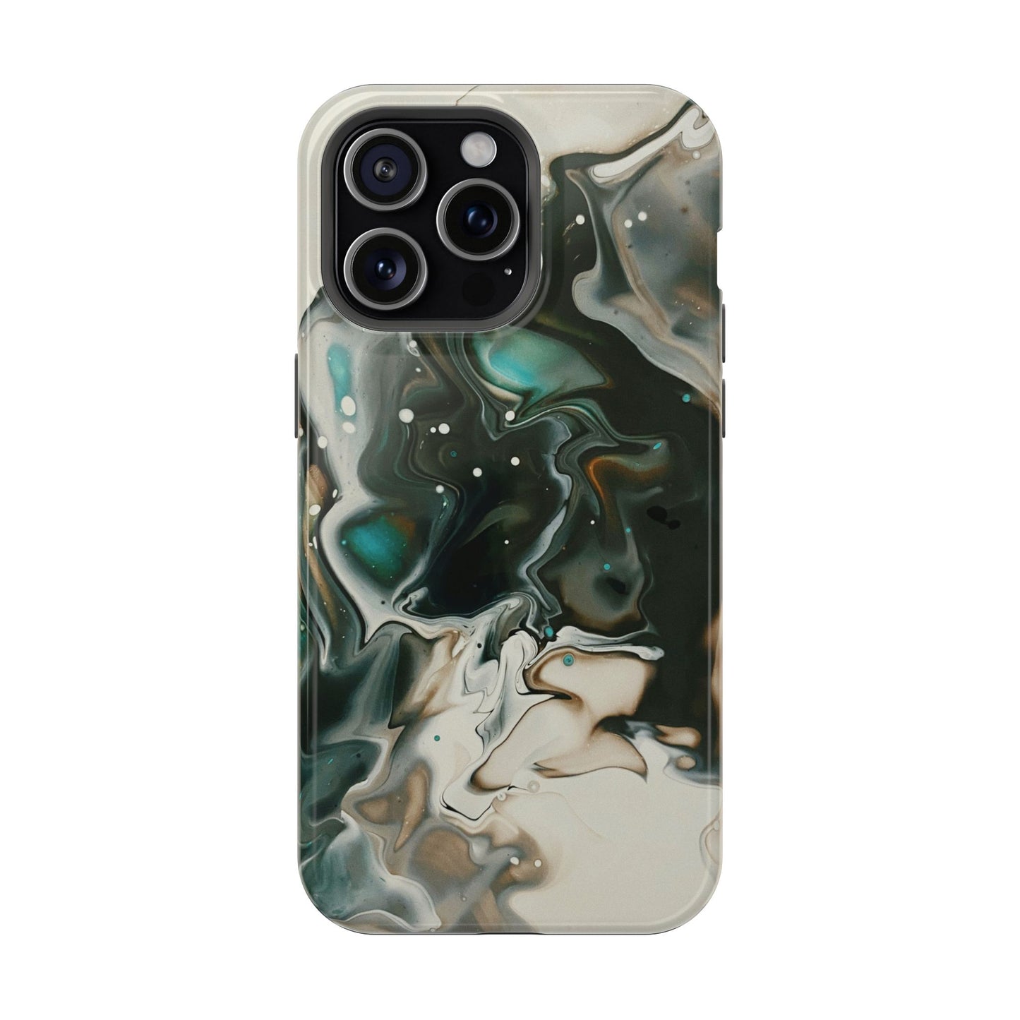 Terra Mist Earthtone Marble Phone Case – MagSafe Compatible for iPhone & Samsung Galaxy