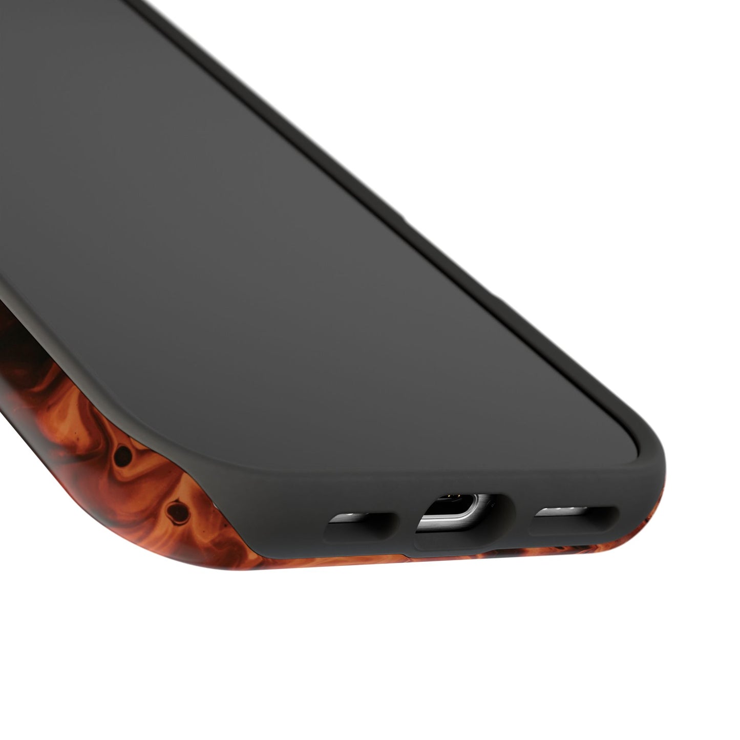 Molten Lava Abstract Art Phone Case – MagSafe Compatible for iPhone & Samsung Galaxy