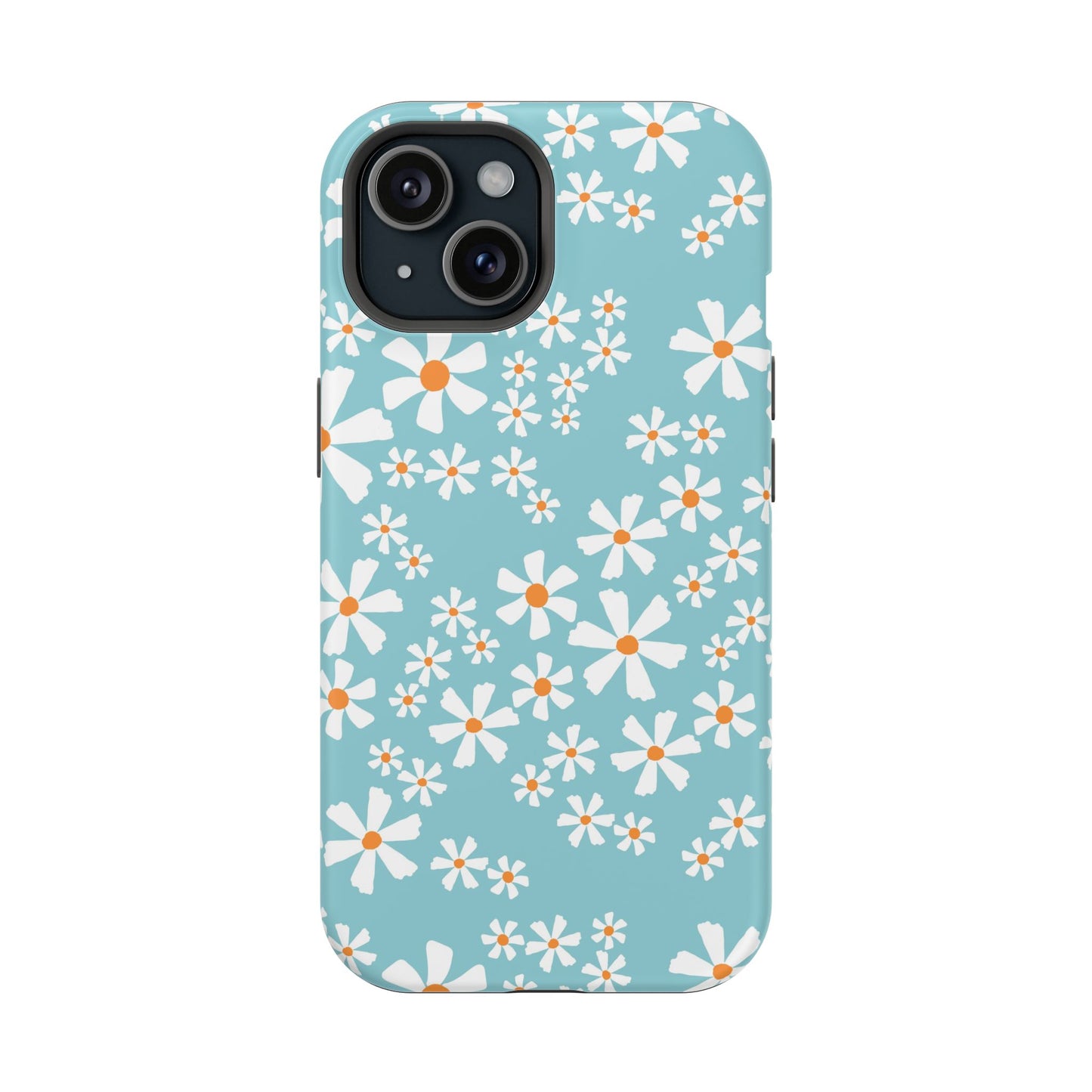 Vintage Daisy Field Phone Case – MagSafe Compatible for iPhone & Samsung Galaxy