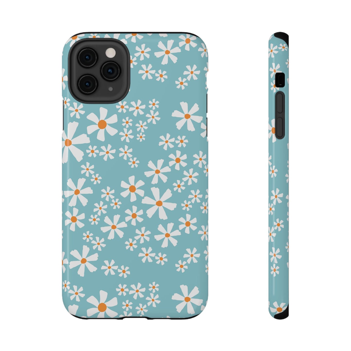 Vintage Daisy Field Phone Case – MagSafe Compatible for iPhone & Samsung Galaxy