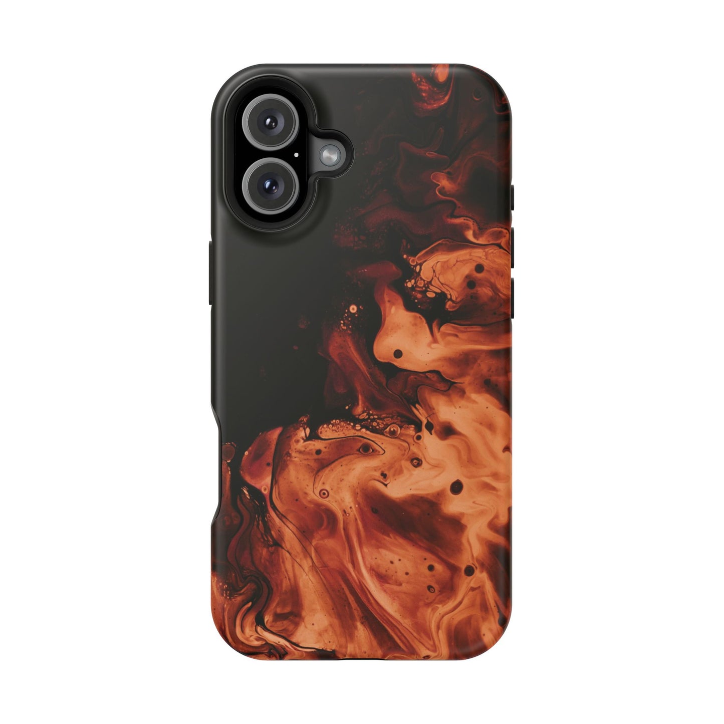 Molten Lava Abstract Art Phone Case – MagSafe Compatible for iPhone & Samsung Galaxy