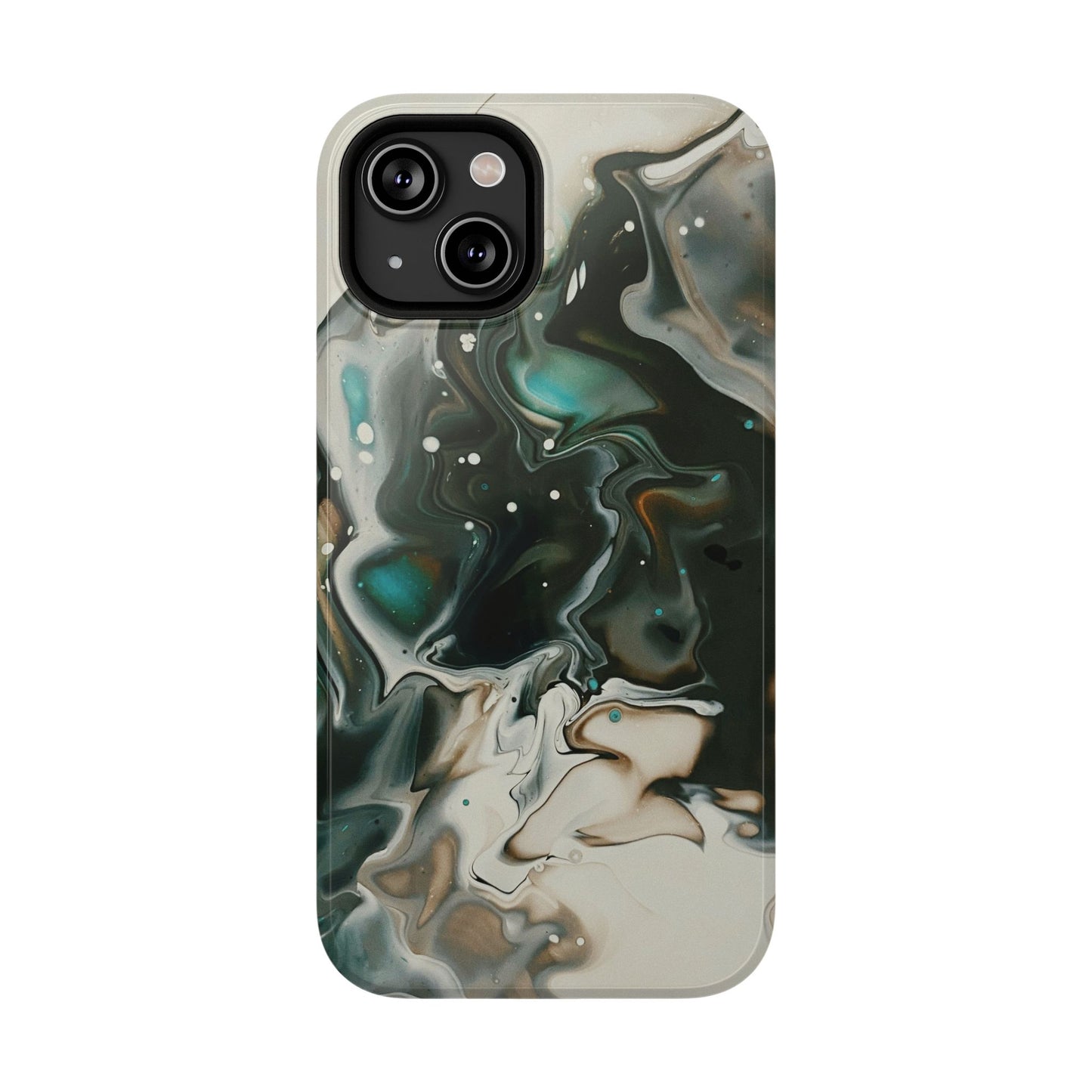 Terra Mist Earthtone Marble Phone Case – MagSafe Compatible for iPhone & Samsung Galaxy