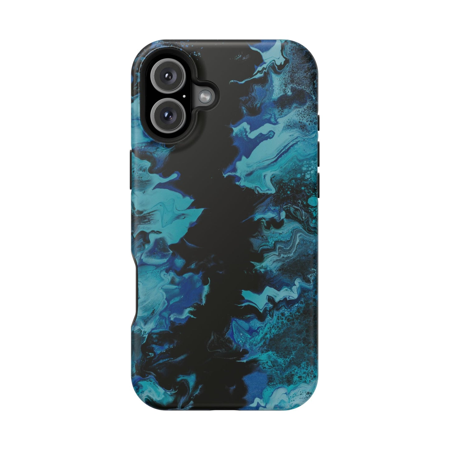 Deep Ocean Swirl Phone Case – MagSafe Compatible for iPhone & Samsung Galaxy