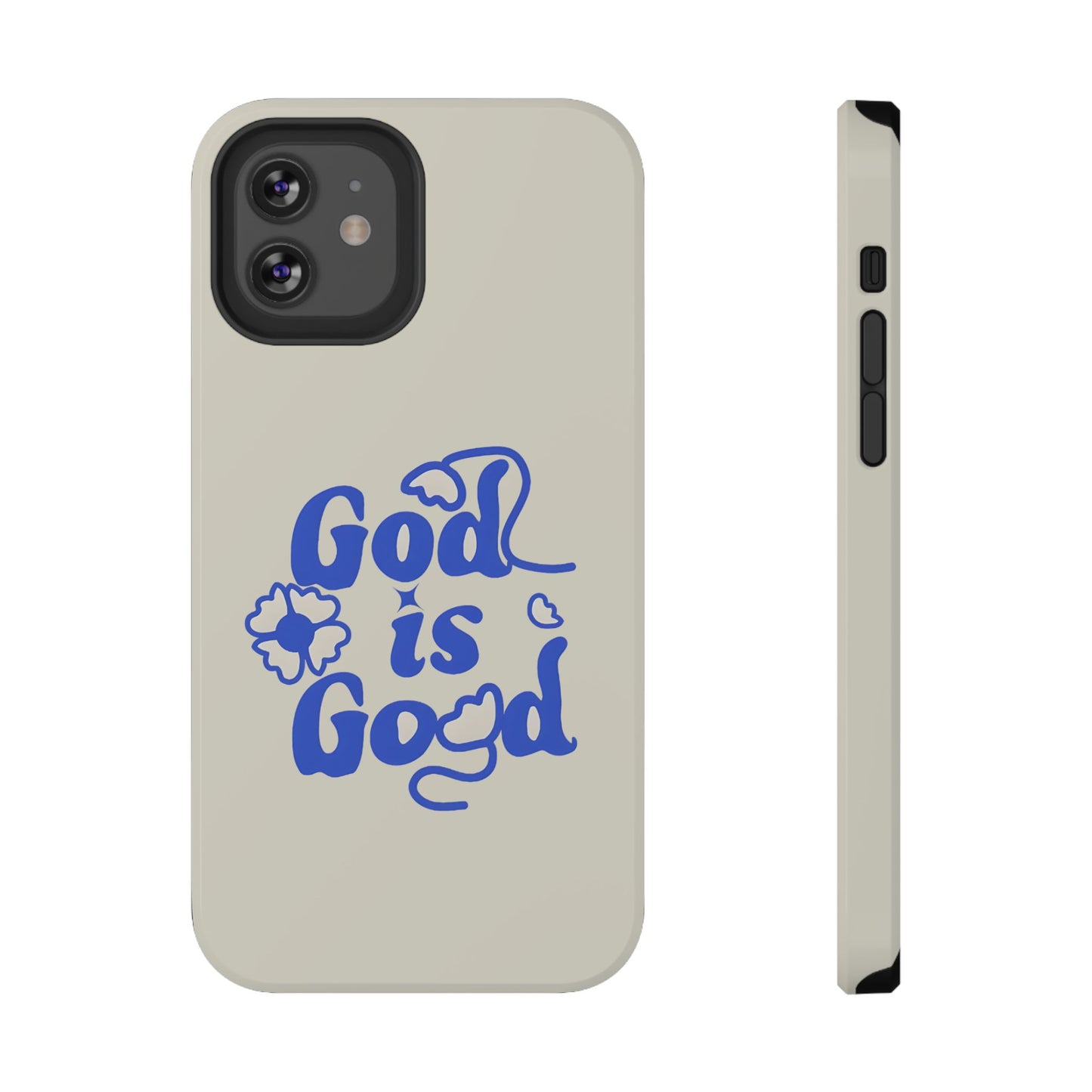 Floral Faith "God Is Good" Phone Case – MagSafe Compatible for iPhone & Samsung Galaxy