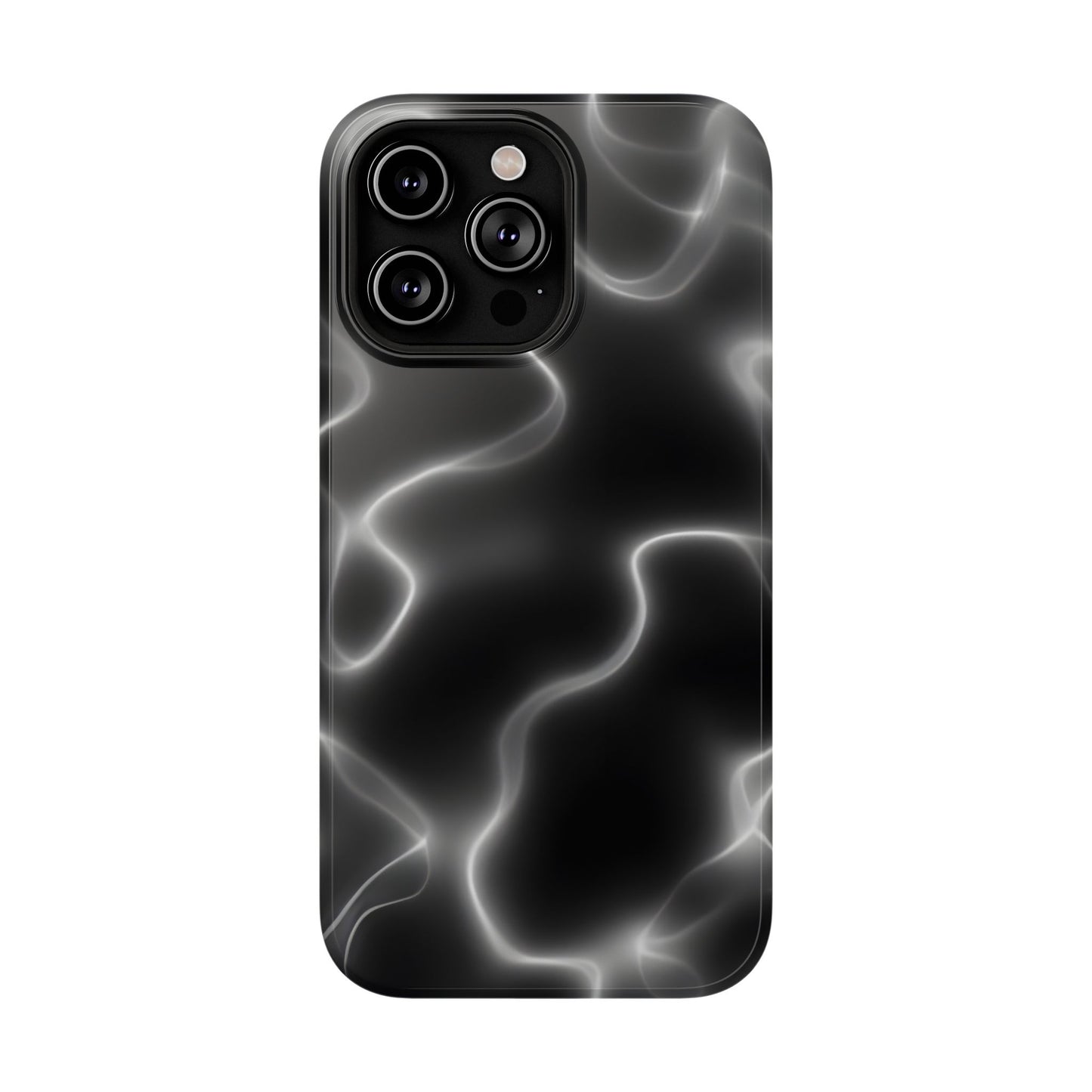 Electric Black Glow Phone Case – MagSafe Compatible for iPhone & Samsung Galaxy
