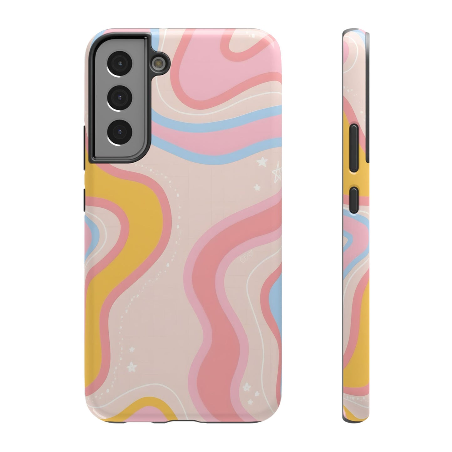 Pastel Dreamy Waves Phone Case – MagSafe Compatible for iPhone & Samsung Galaxy