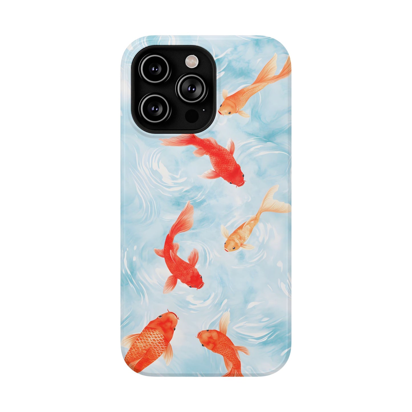 Koi Fish Pond Phone Case – MagSafe Compatible for iPhone & Samsung Galaxy