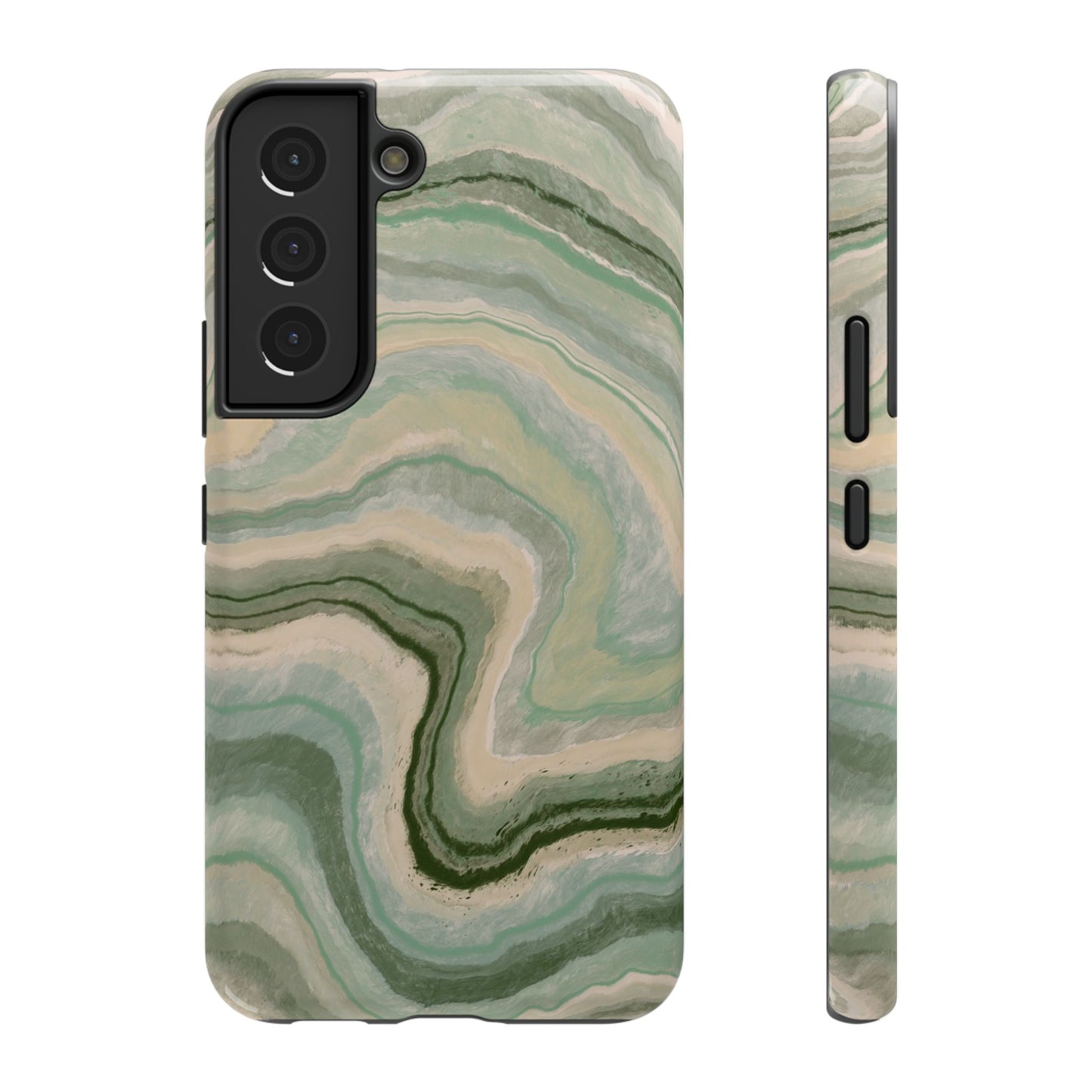 Earthy Agate Stone Phone Case – MagSafe Compatible for iPhone & Samsung Galaxy