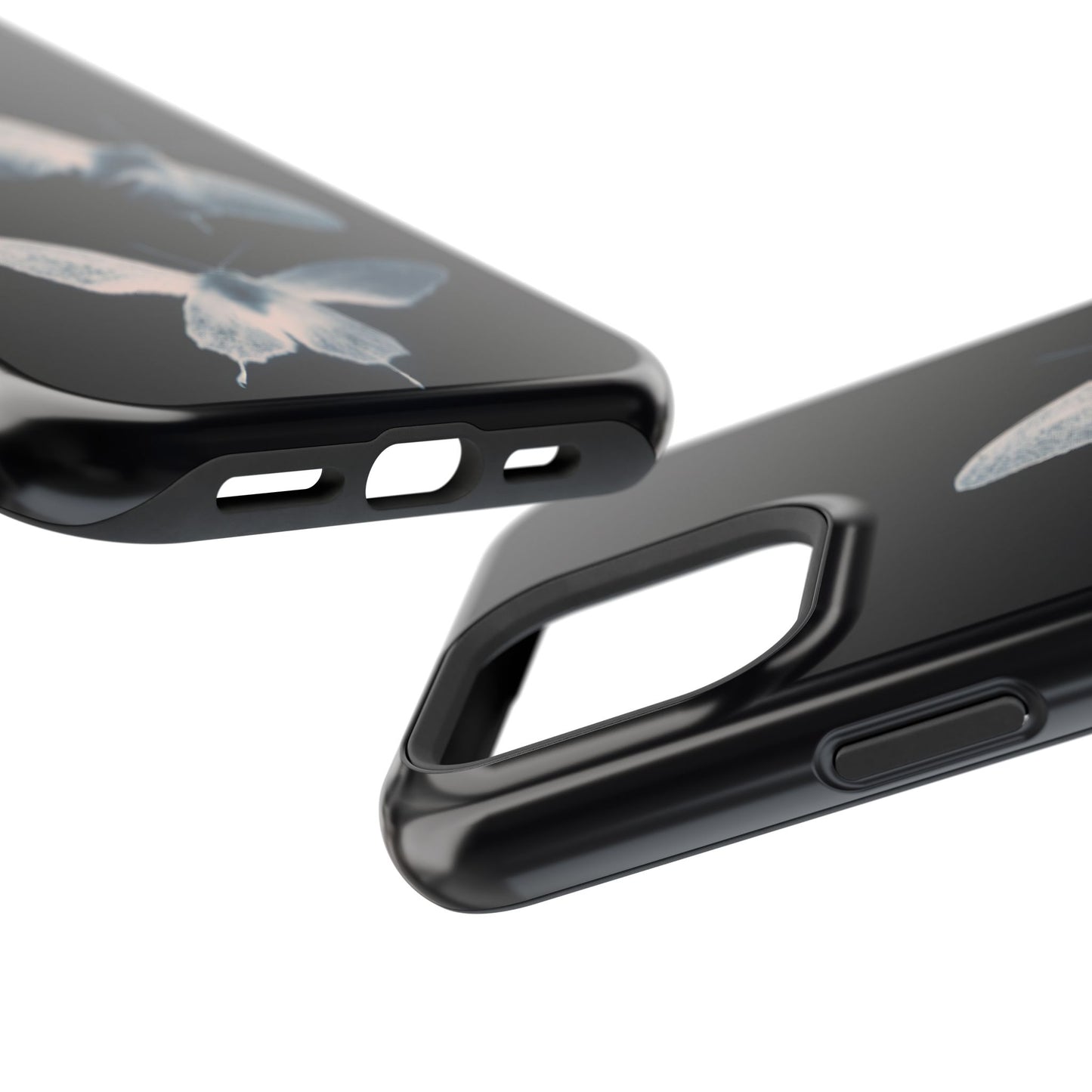 Ethereal Moth Dark Aesthetic Phone Case – MagSafe Compatible for iPhone & Samsung Galaxy