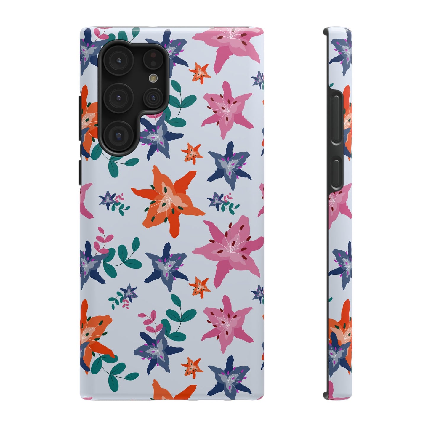 Watercolor Lily Garden Phone Case – MagSafe Compatible for iPhone & Samsung Galaxy