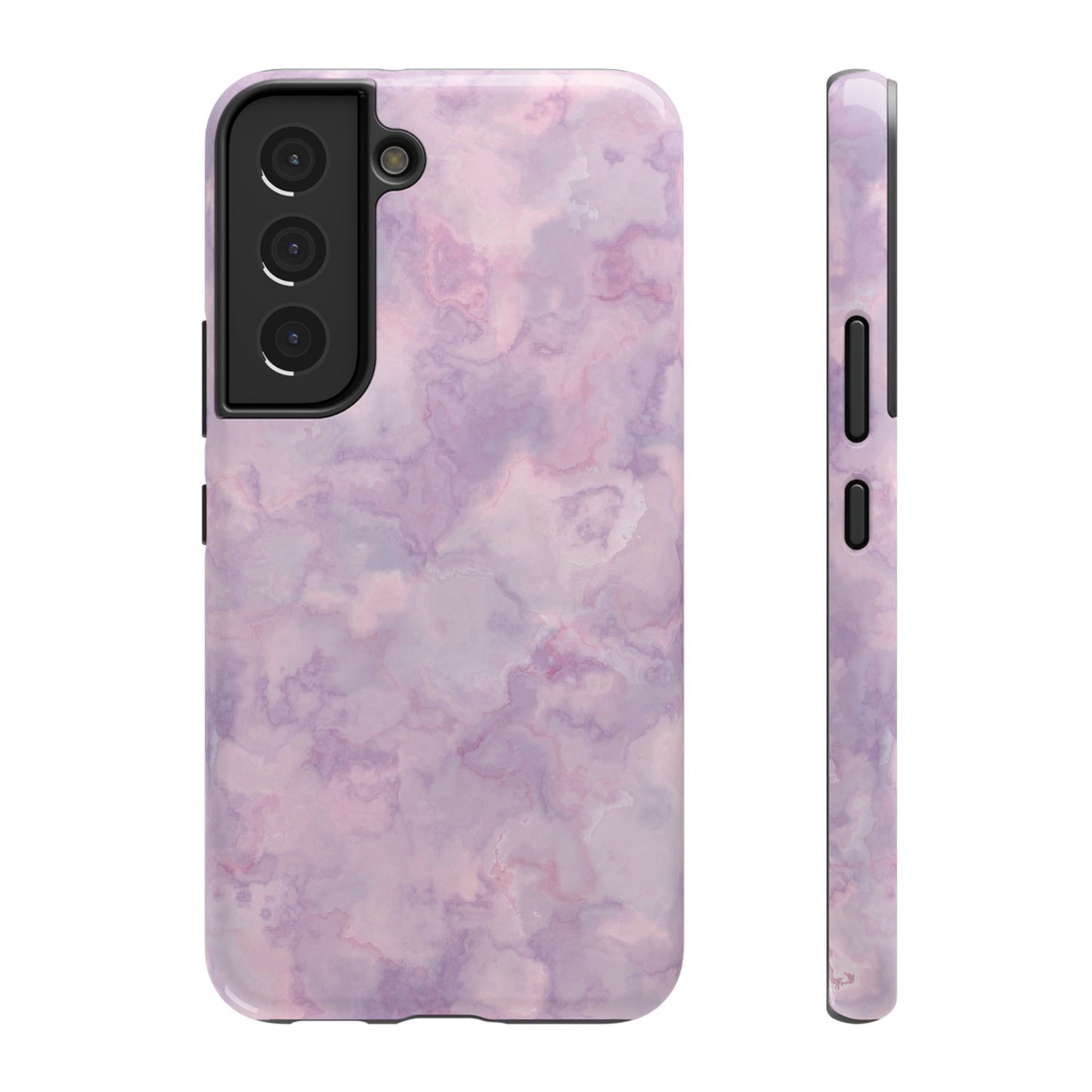 Lavender Dream Marble Phone Case – MagSafe Compatible for iPhone & Samsung Galaxy