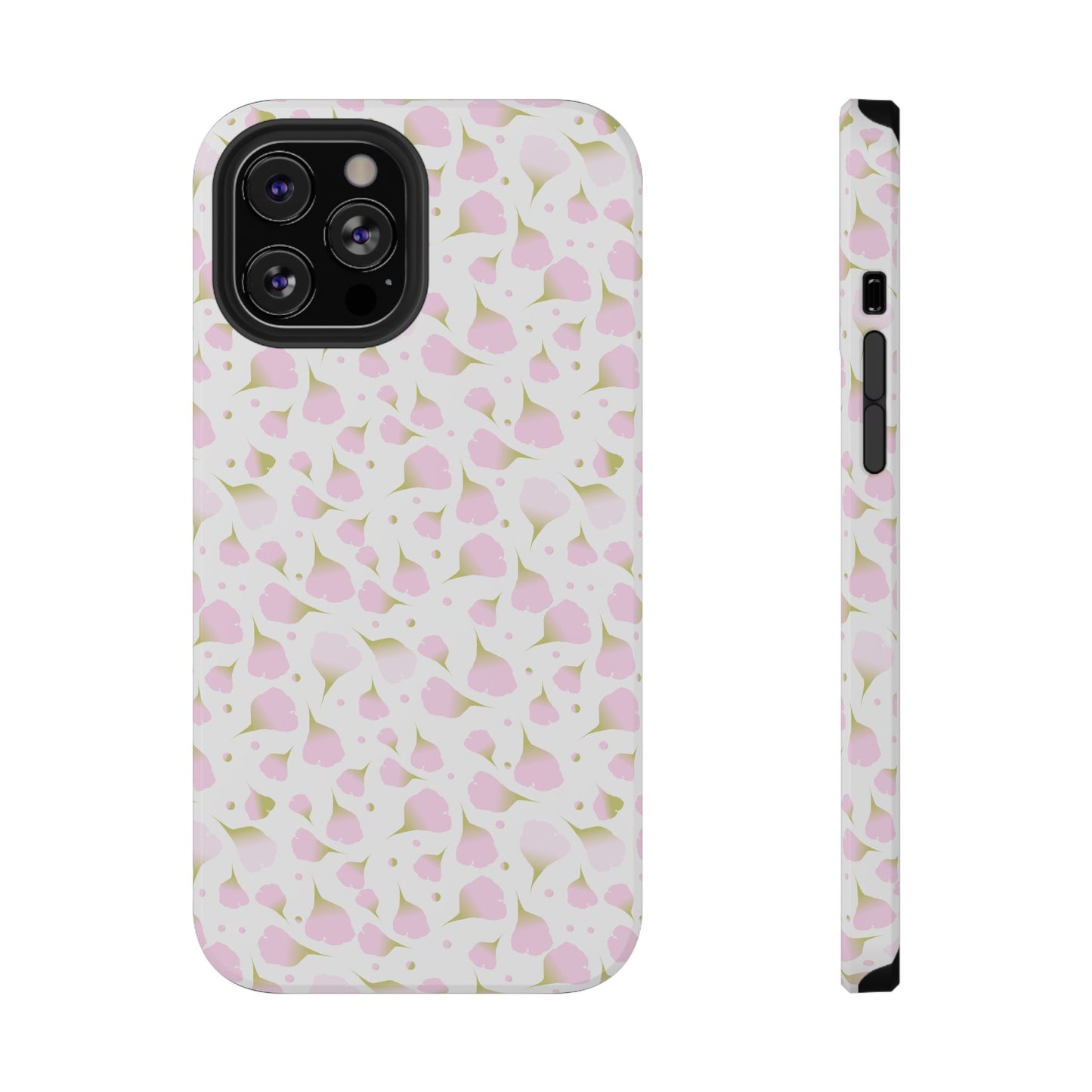 Soft Pink Petal Pattern Phone Case – MagSafe Compatible for iPhone & Samsung Galaxy
