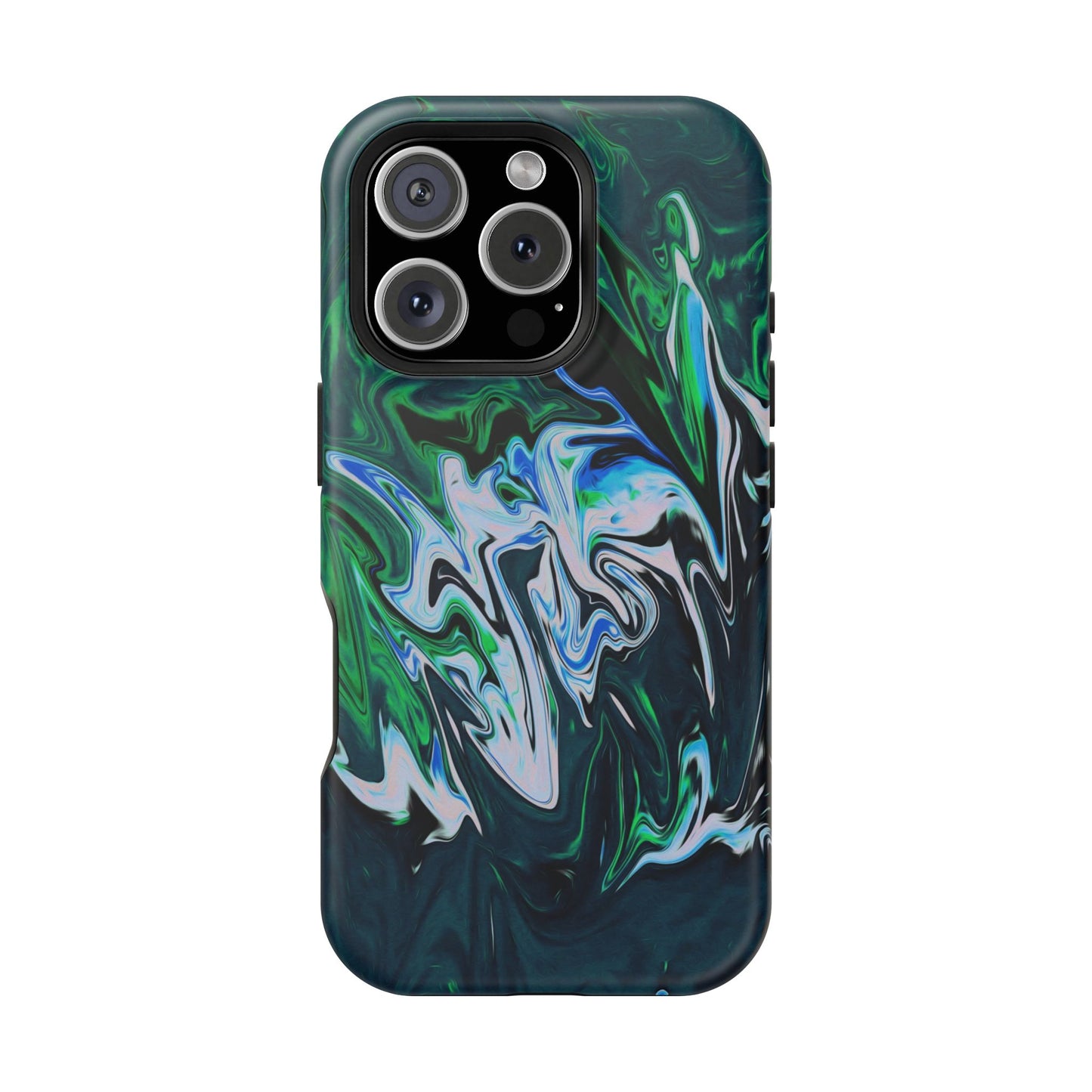 Prismatic Holographic Swirl Phone Case – MagSafe Compatible for iPhone & Samsung Galaxy