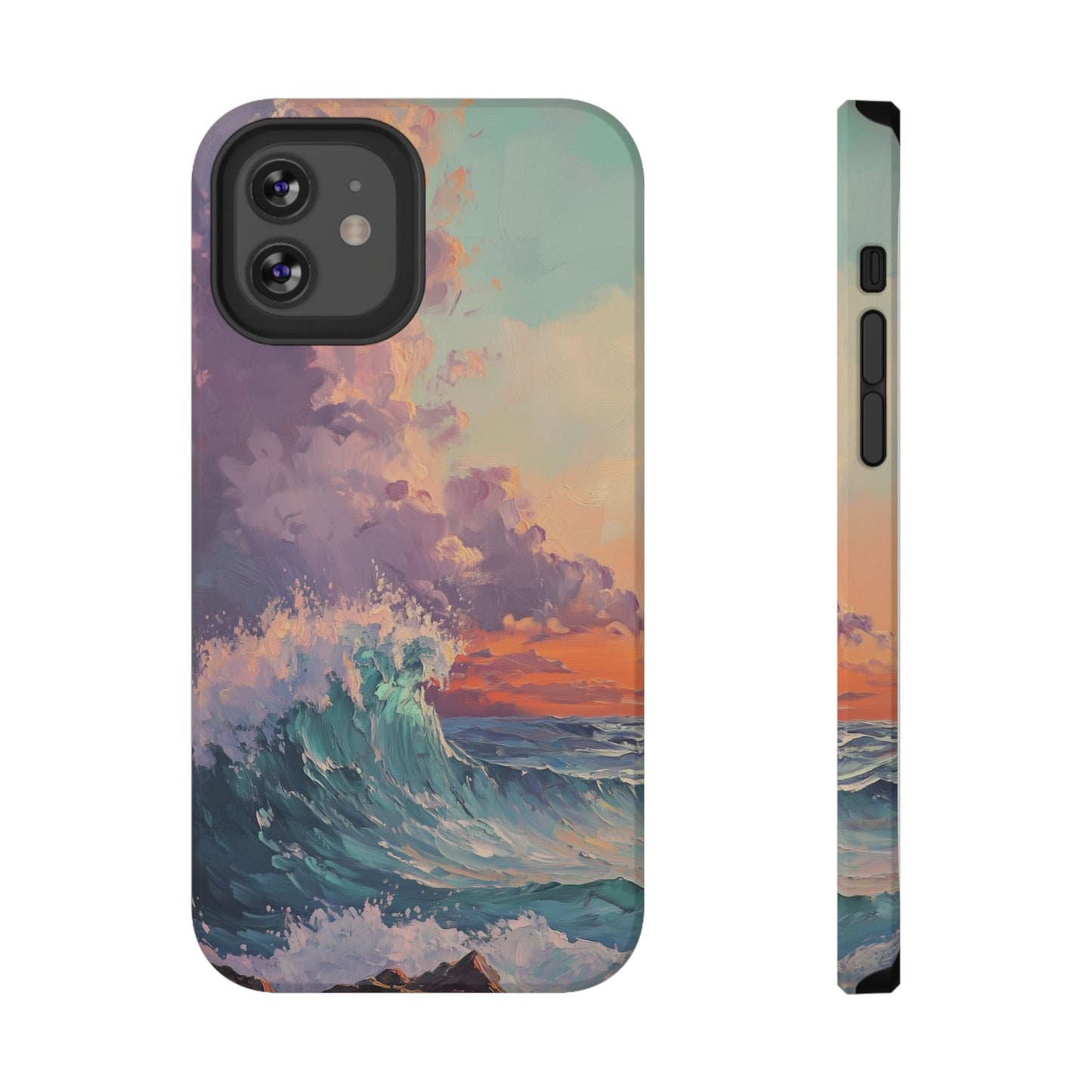 Ocean Sunset Waves Phone Case – MagSafe Compatible for iPhone & Samsung Galaxy