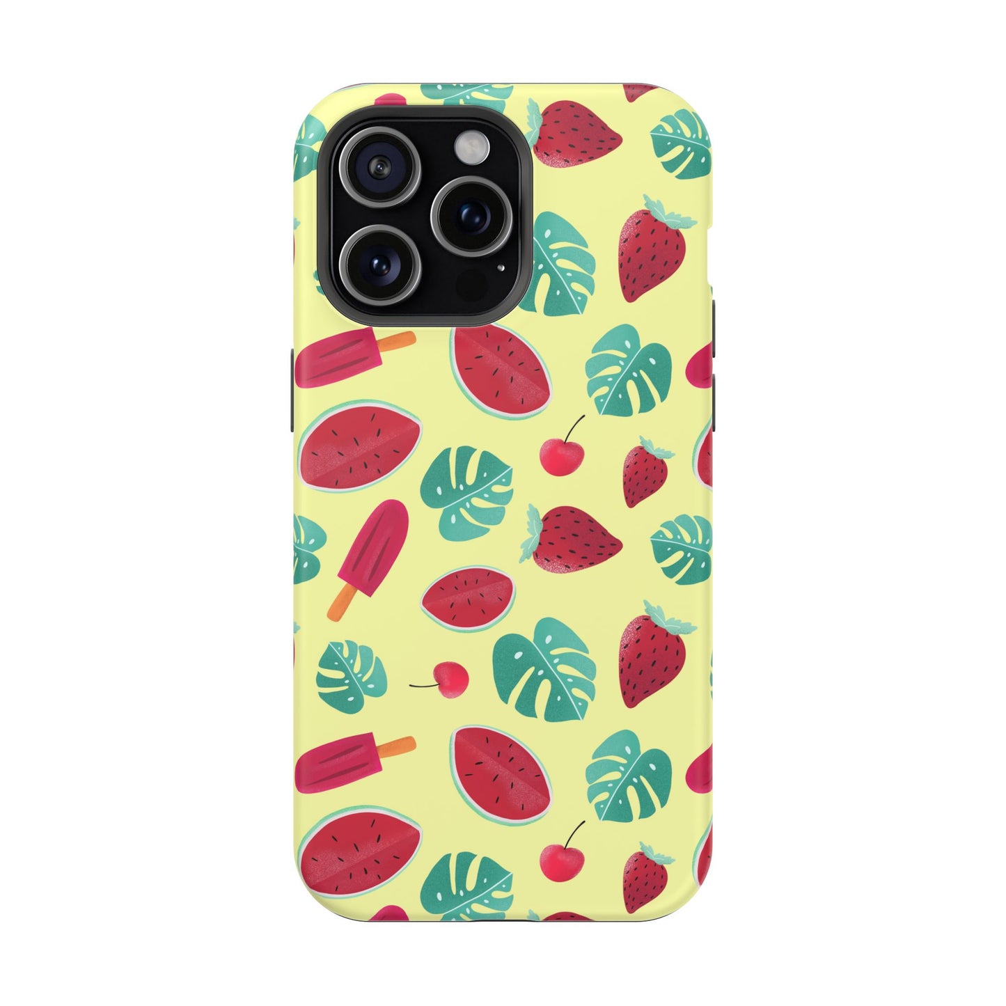 Tropical Summer Fruits Phone Case – MagSafe Compatible for iPhone & Samsung Galaxy