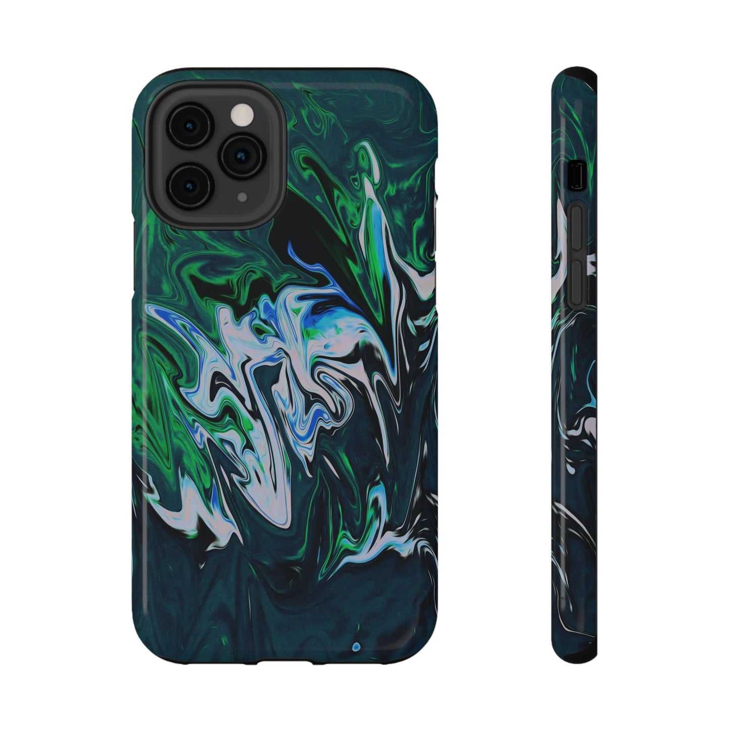 Prismatic Holographic Swirl Phone Case – MagSafe Compatible for iPhone & Samsung Galaxy