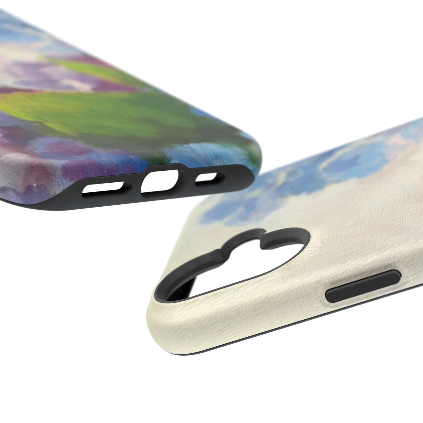 Hydrangea Dream Phone Case – Artistic Floral Design, MagSafe Compatible for iPhone & Samsung Galaxy