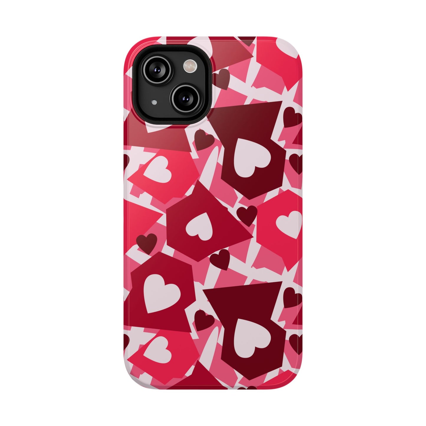 Pink Social Love Icons Phone Case – MagSafe Compatible for iPhone & Samsung Galaxy