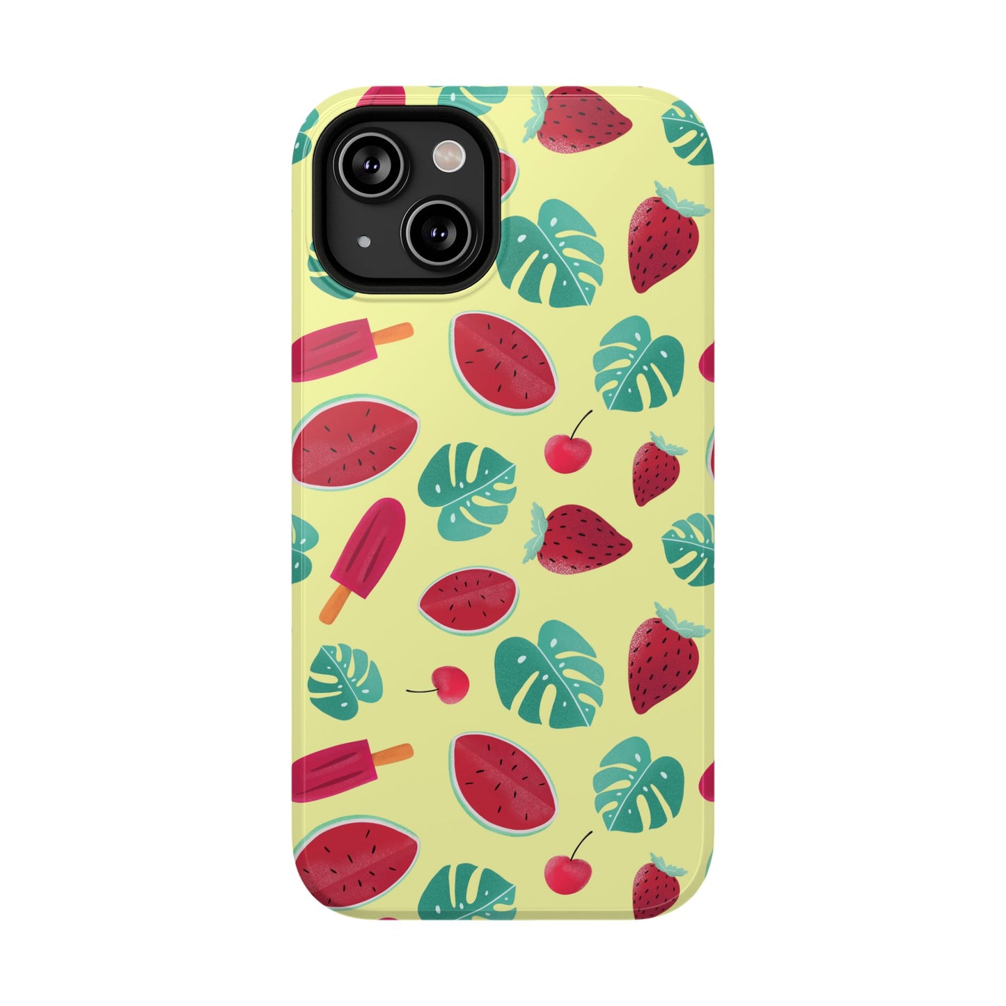 Tropical Summer Fruits Phone Case – MagSafe Compatible for iPhone & Samsung Galaxy