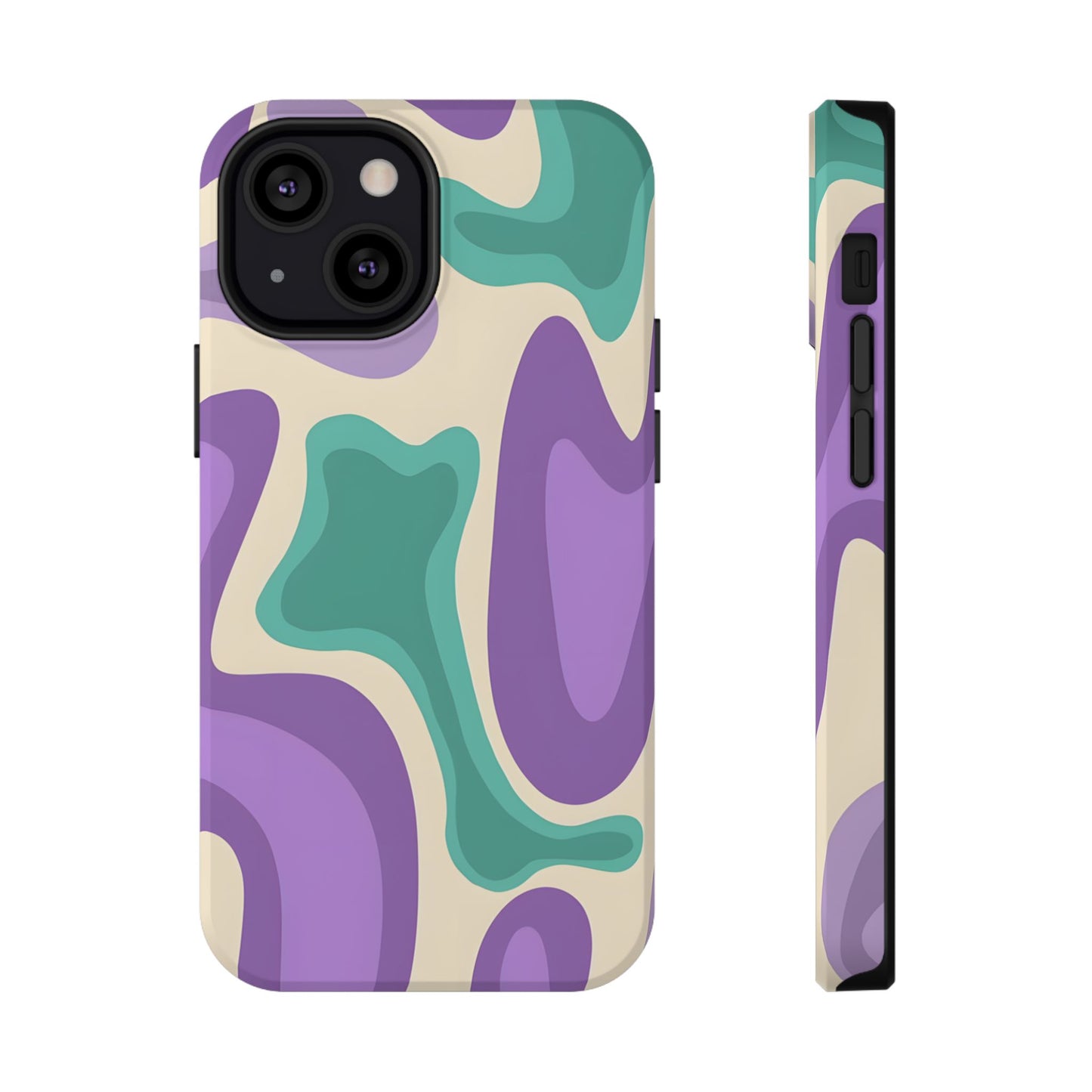 Funky Psychedelic Swirl Phone Case – MagSafe Compatible for iPhone & Samsung Galaxy