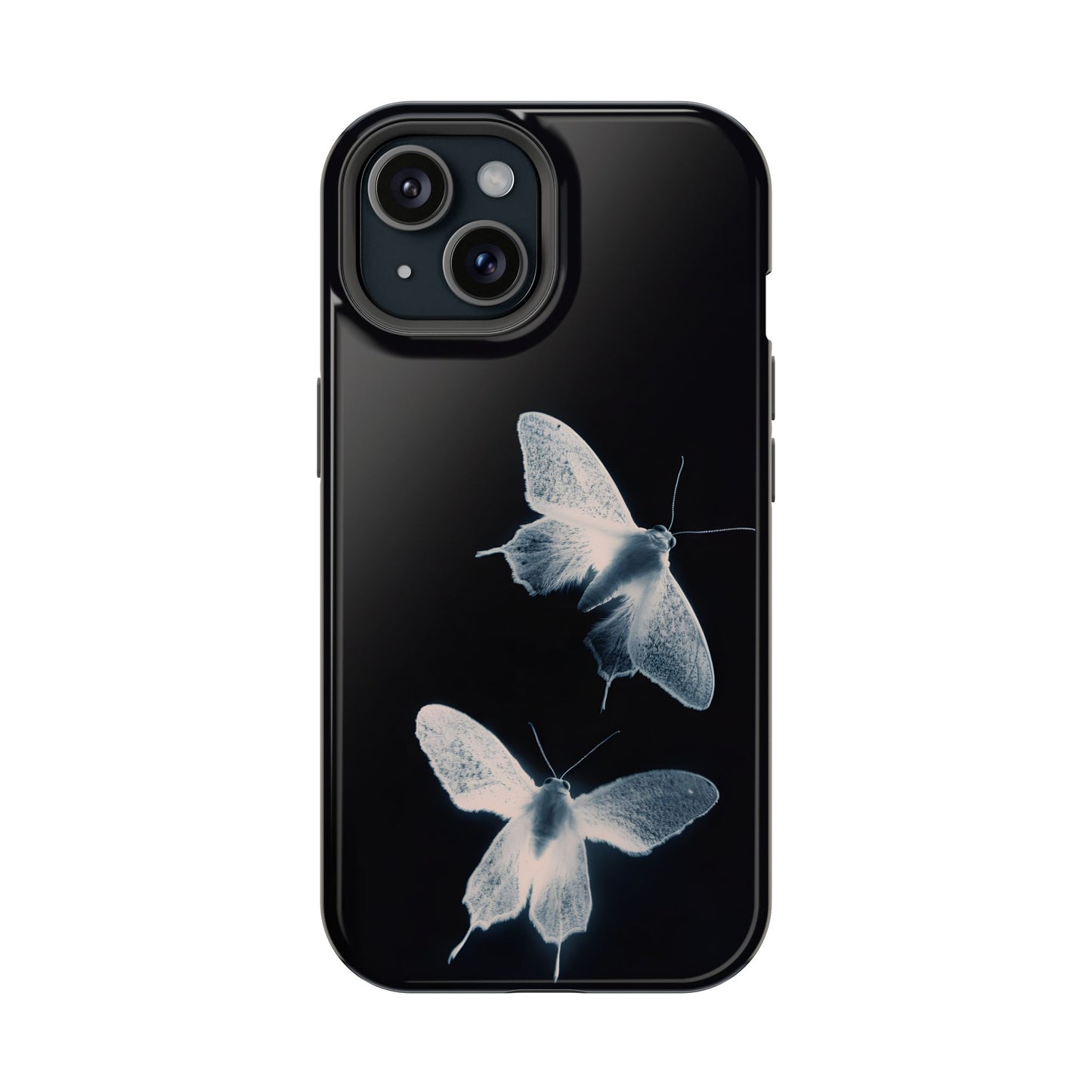 Ethereal Moth Dark Aesthetic Phone Case – MagSafe Compatible for iPhone & Samsung Galaxy