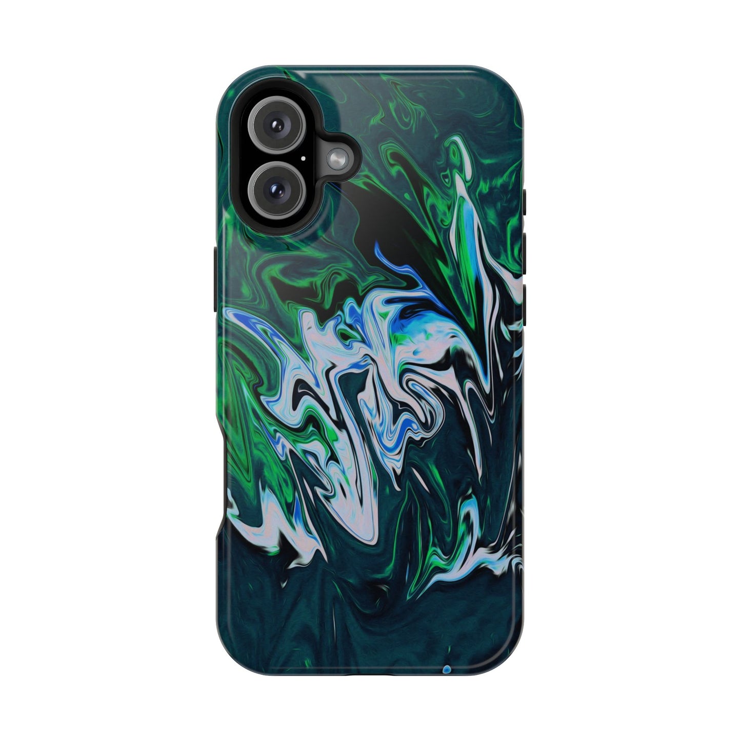 Prismatic Holographic Swirl Phone Case – MagSafe Compatible for iPhone & Samsung Galaxy