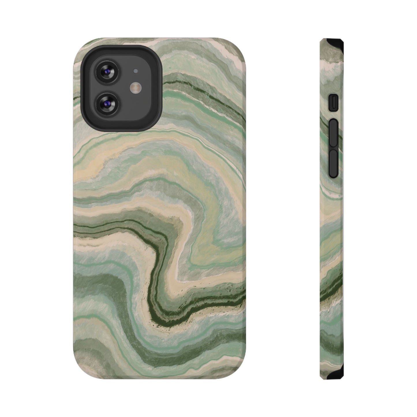 Earthy Agate Stone Phone Case – MagSafe Compatible for iPhone & Samsung Galaxy