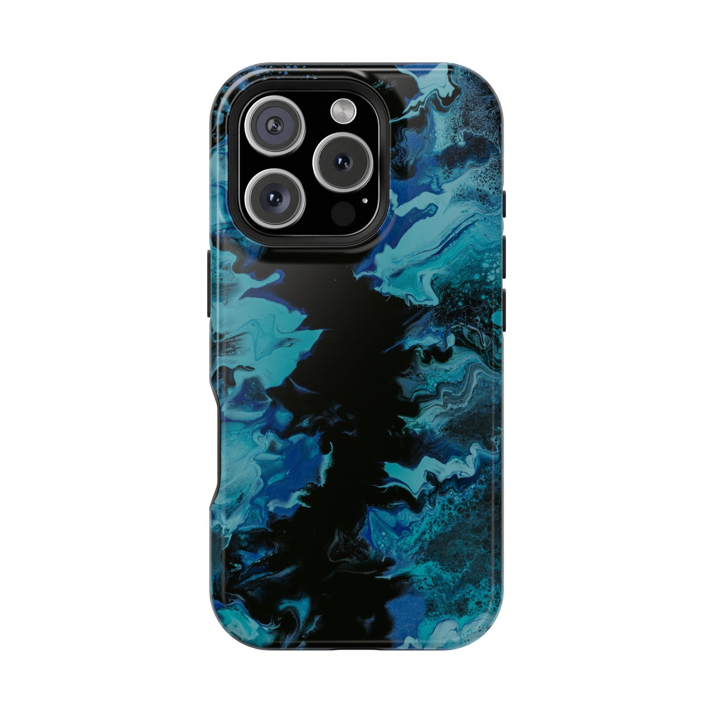 Deep Ocean Swirl Phone Case – MagSafe Compatible for iPhone & Samsung Galaxy
