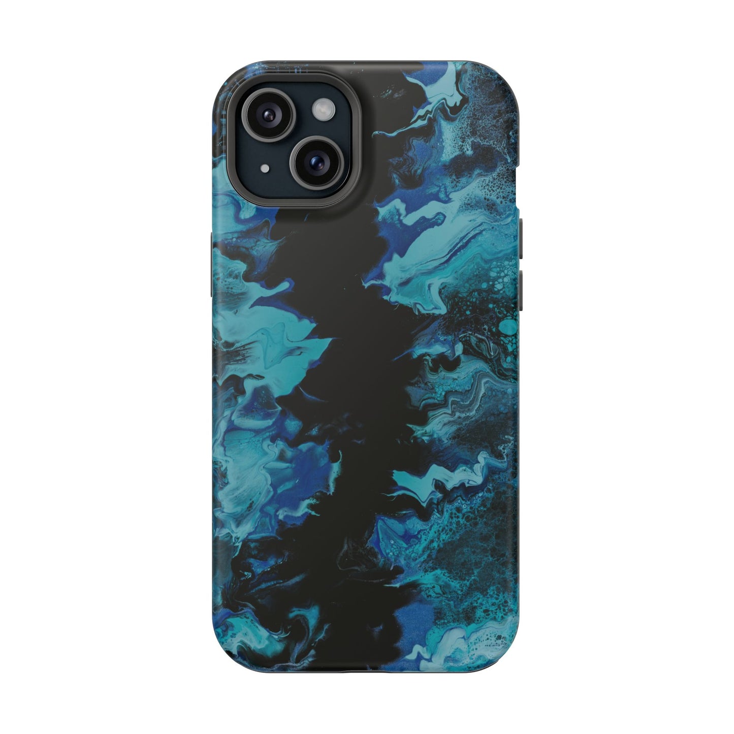 Deep Ocean Swirl Phone Case – MagSafe Compatible for iPhone & Samsung Galaxy