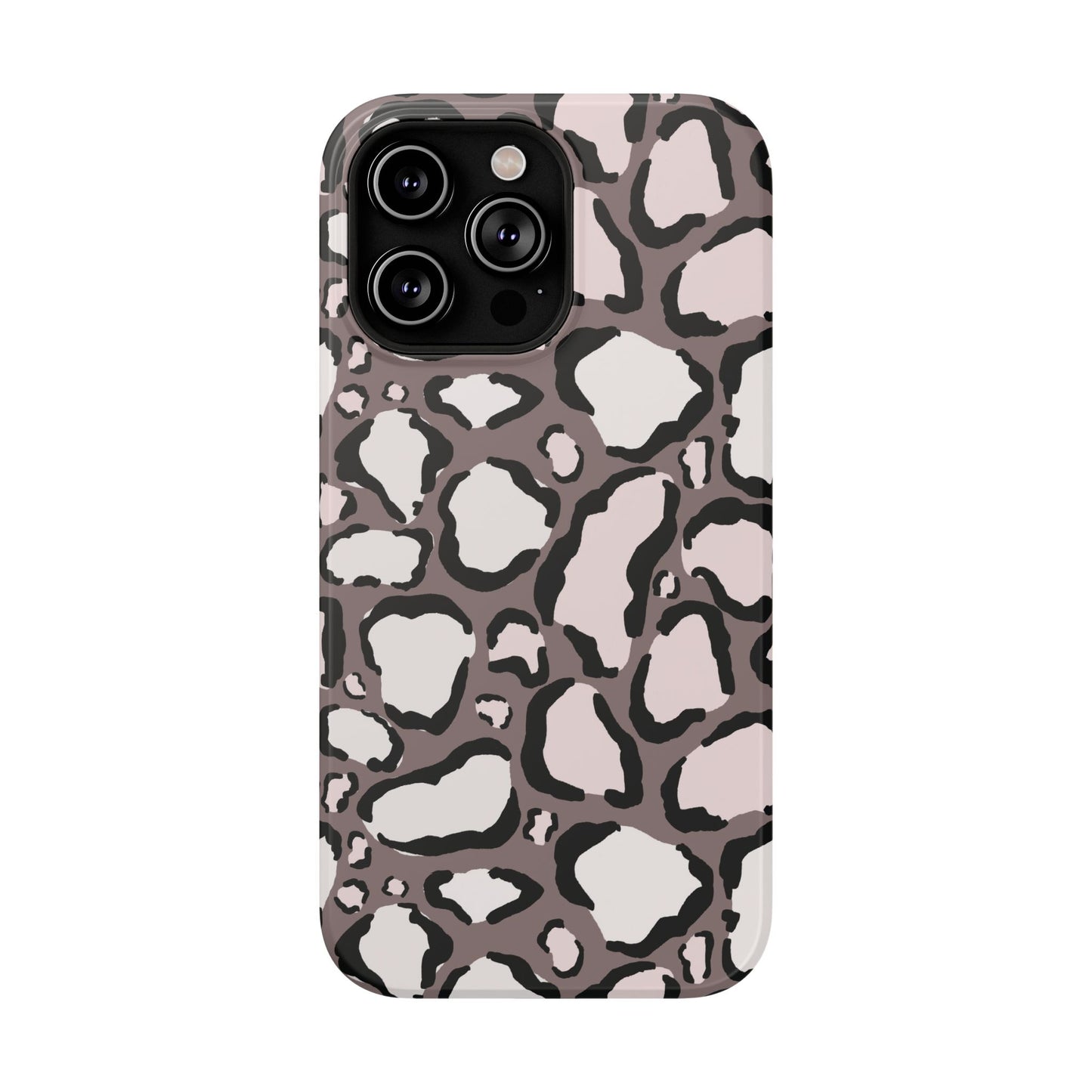 Chic Leopard Print Phone Case – MagSafe Compatible for iPhone & Samsung Galaxy