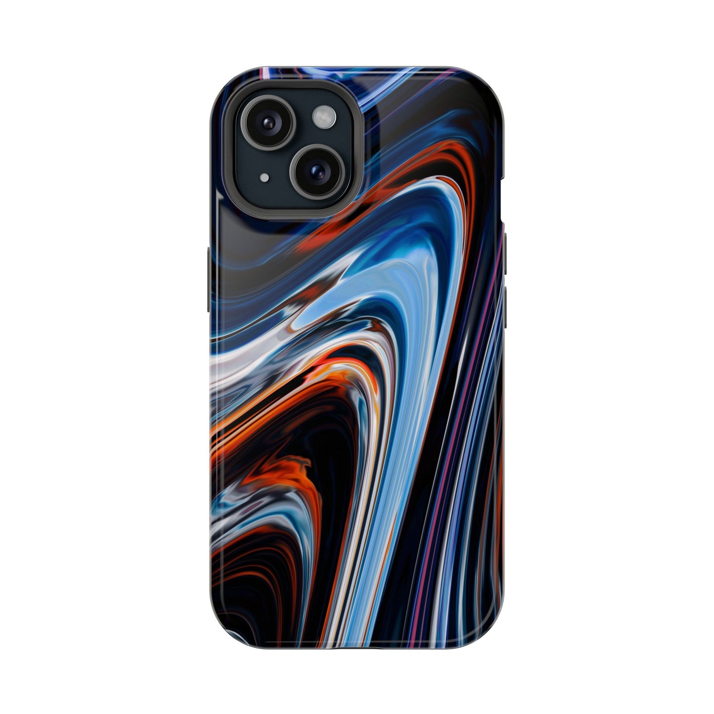 Vibrant Swirl Energy Phone Case – MagSafe Compatible for iPhone & Samsung Galaxy