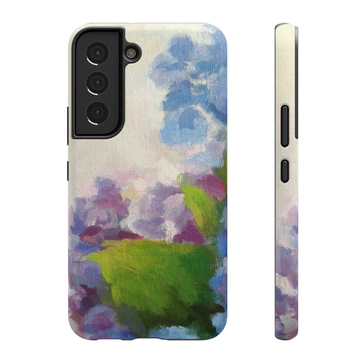 Hydrangea Dream Phone Case – Artistic Floral Design, MagSafe Compatible for iPhone & Samsung Galaxy