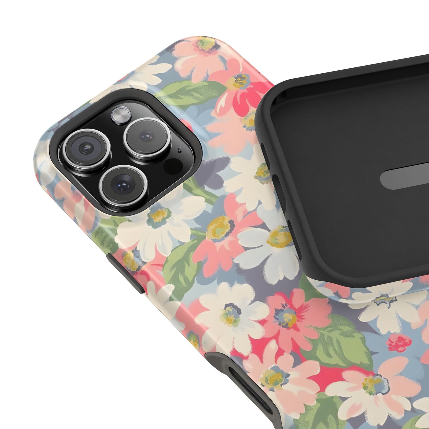 Vintage Floral Daisy Phone Case – MagSafe Compatible for iPhone & Samsung Galaxy