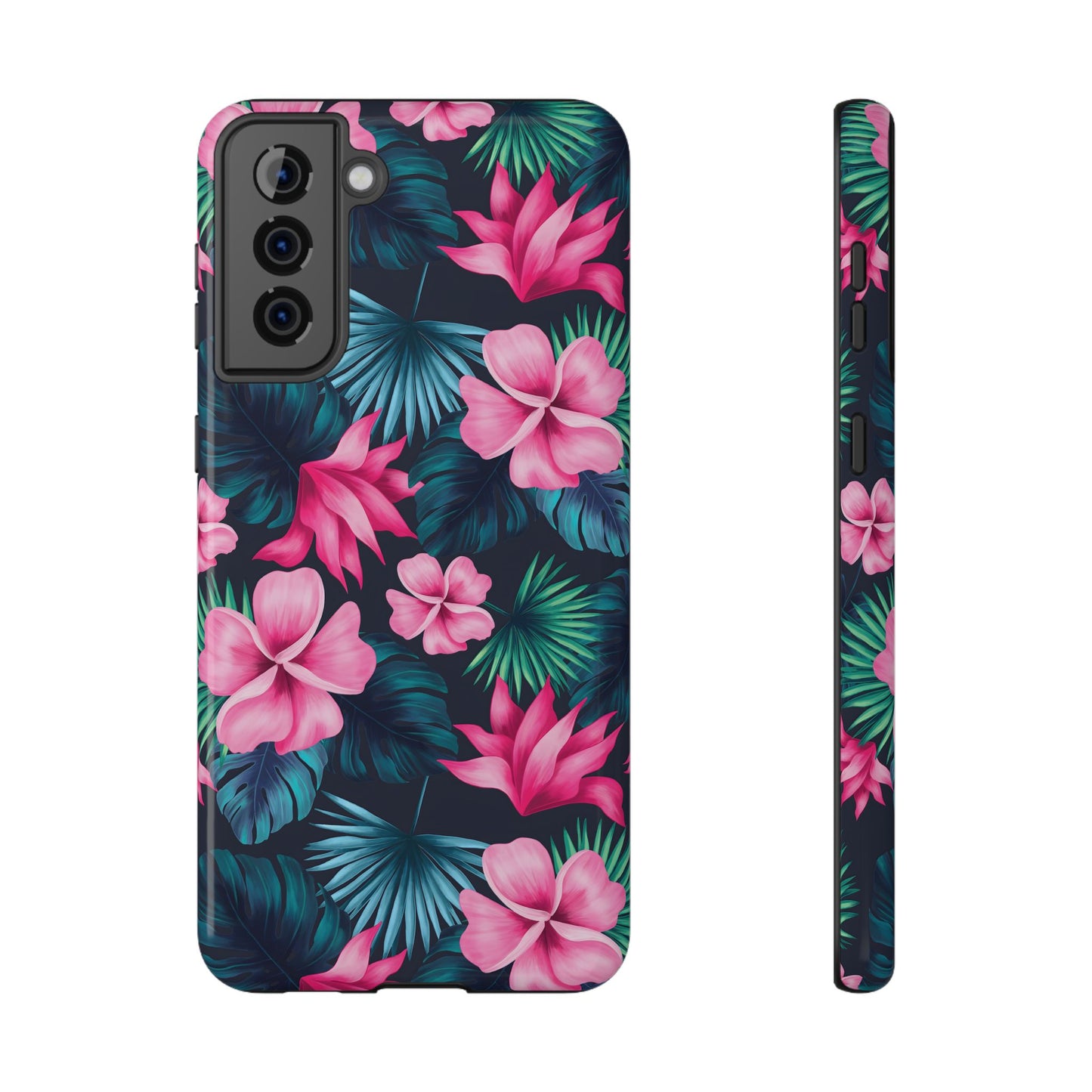 Tropical Paradise Floral Phone Case – MagSafe Compatible for iPhone & Samsung Galaxy