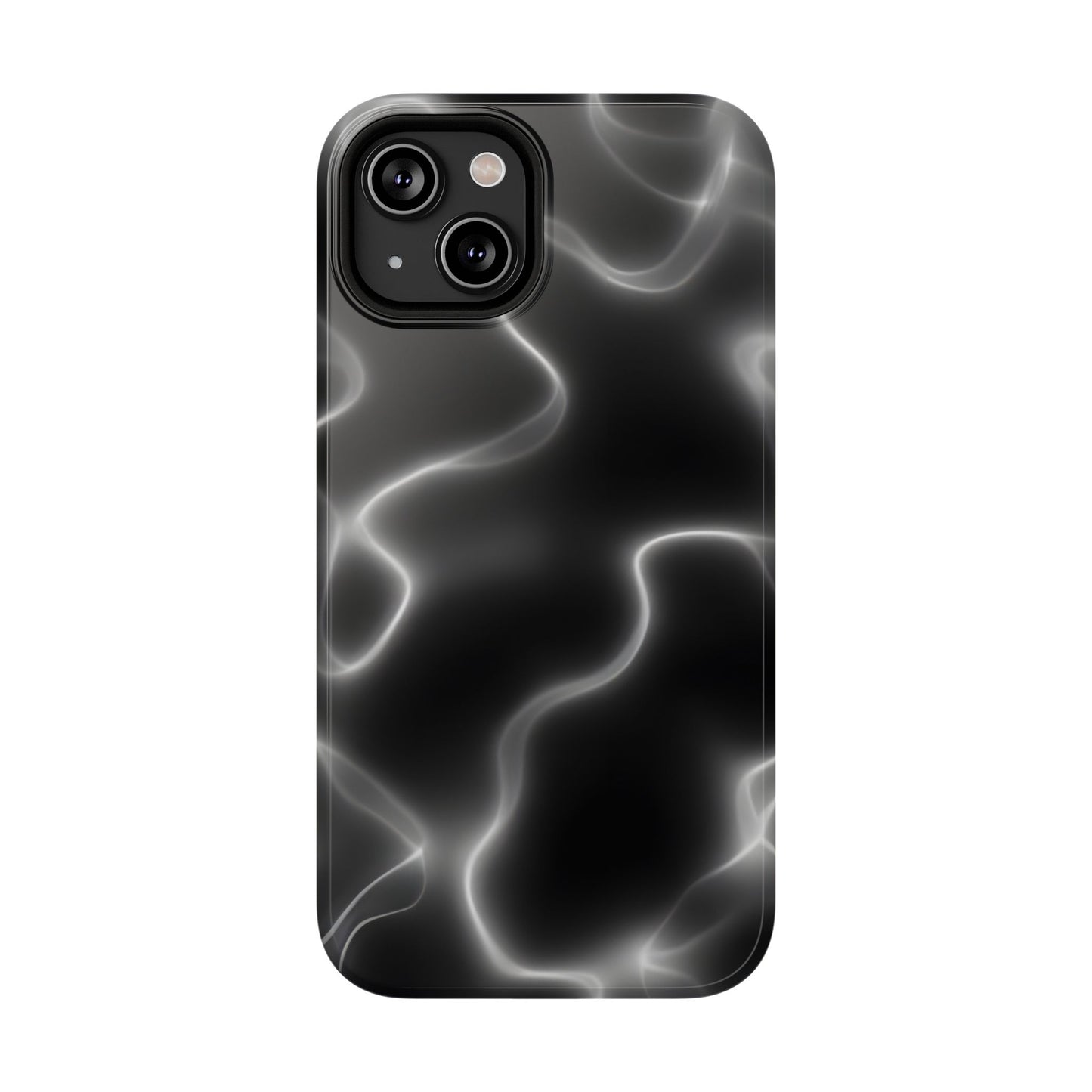 Electric Black Glow Phone Case – MagSafe Compatible for iPhone & Samsung Galaxy