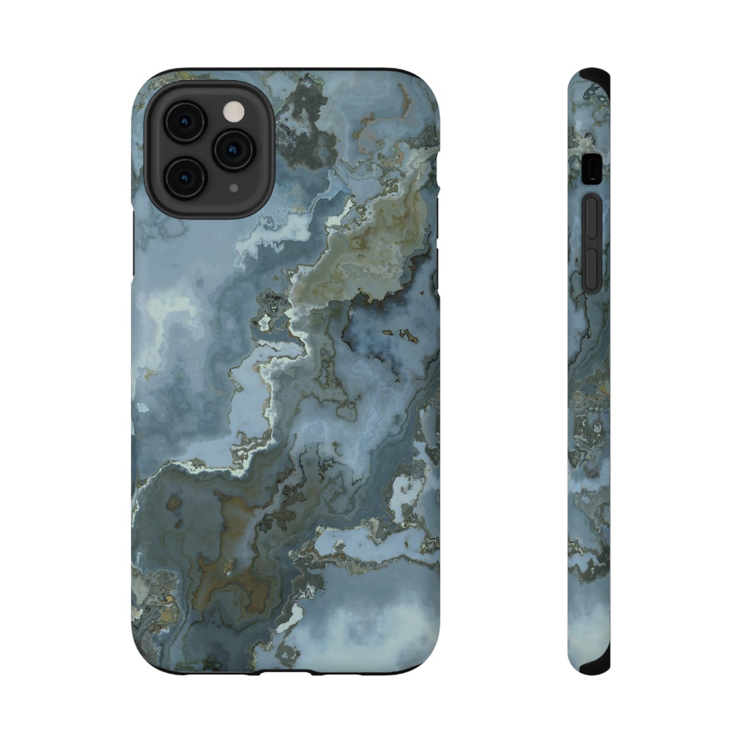 Oceanic Agate Marble Phone Case – MagSafe Compatible for iPhone & Samsung Galaxy