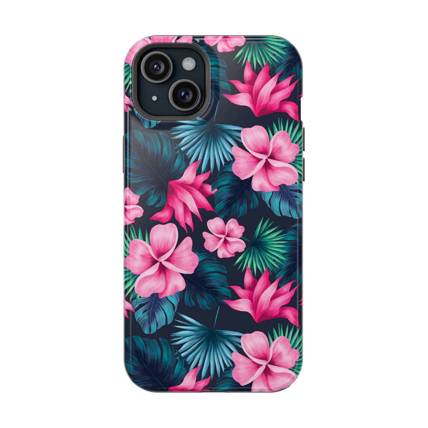 Tropical Paradise Floral Phone Case – MagSafe Compatible for iPhone & Samsung Galaxy