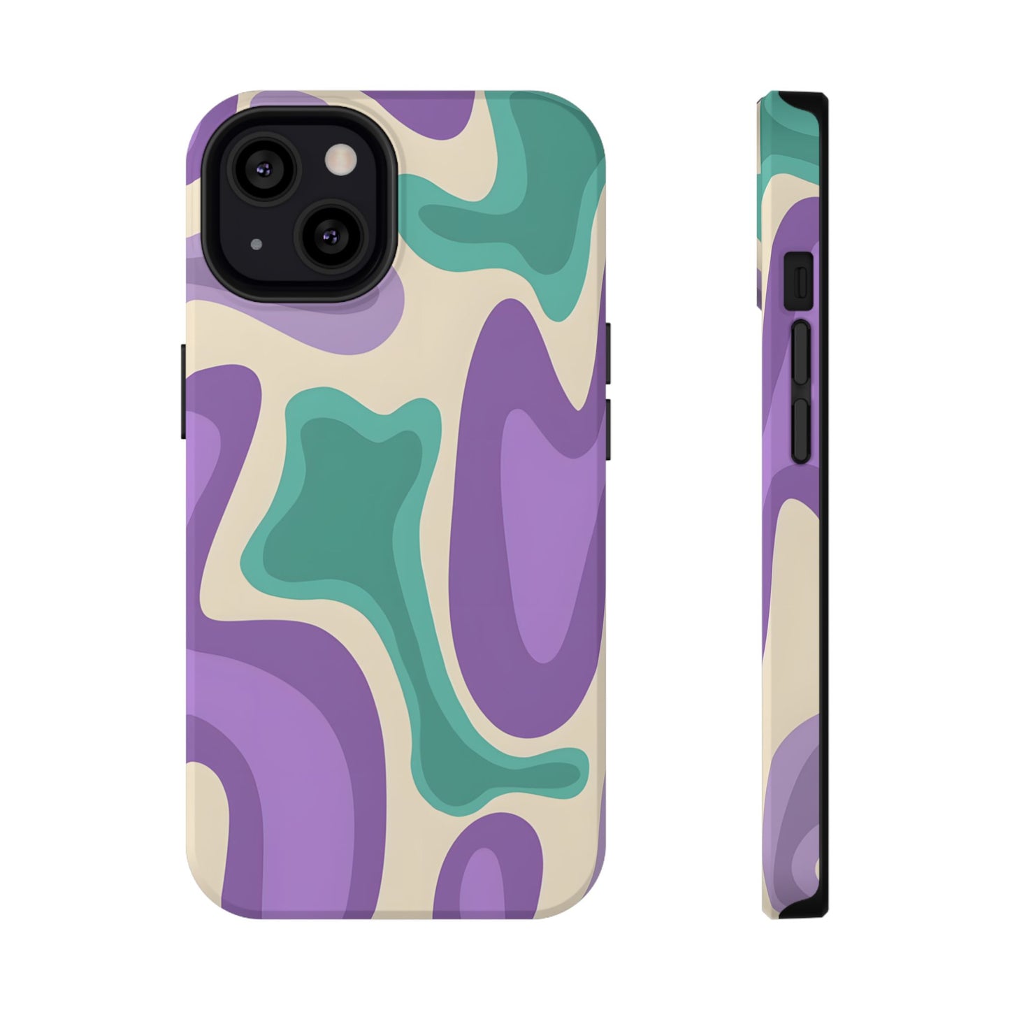 Funky Psychedelic Swirl Phone Case – MagSafe Compatible for iPhone & Samsung Galaxy