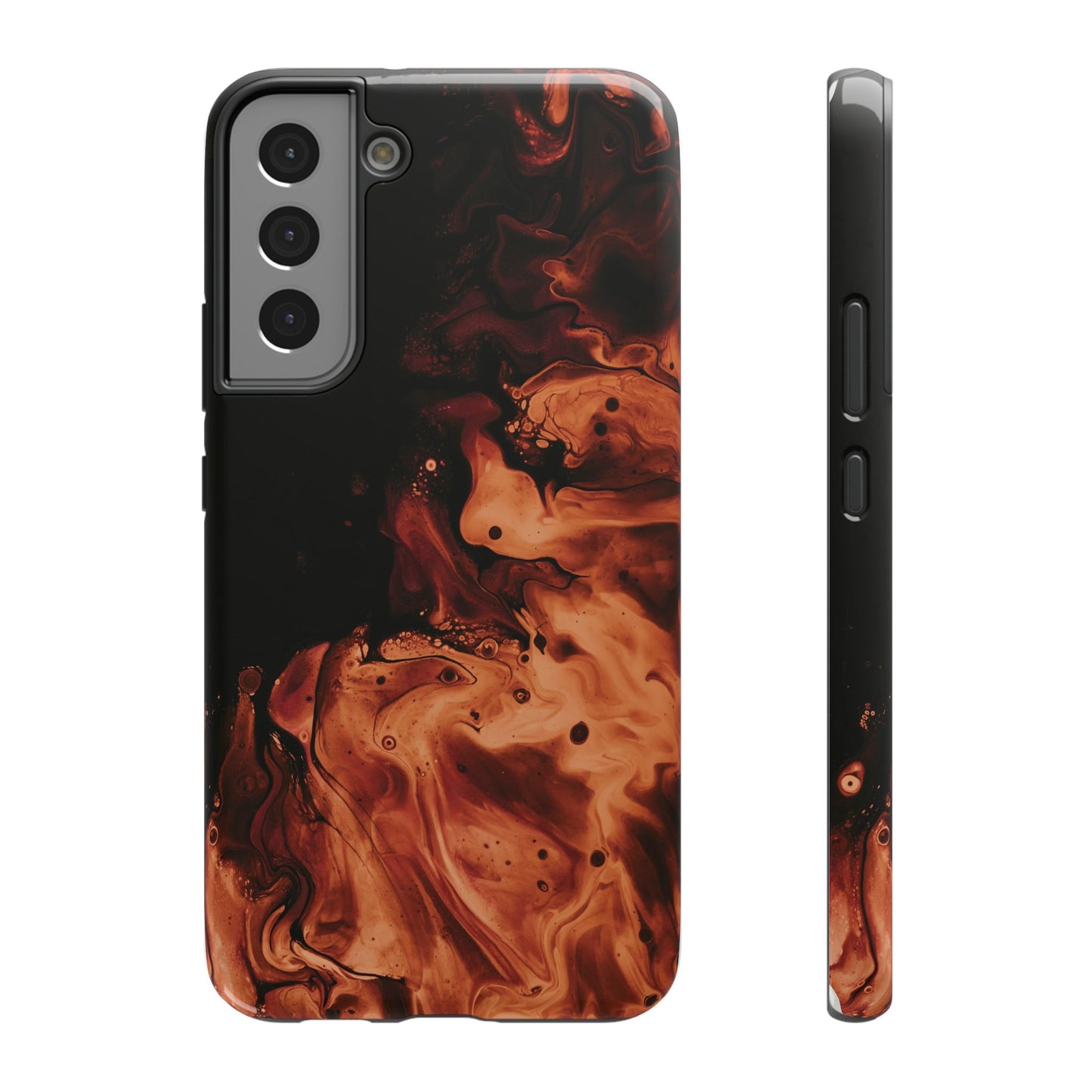 Molten Lava Abstract Art Phone Case – MagSafe Compatible for iPhone & Samsung Galaxy
