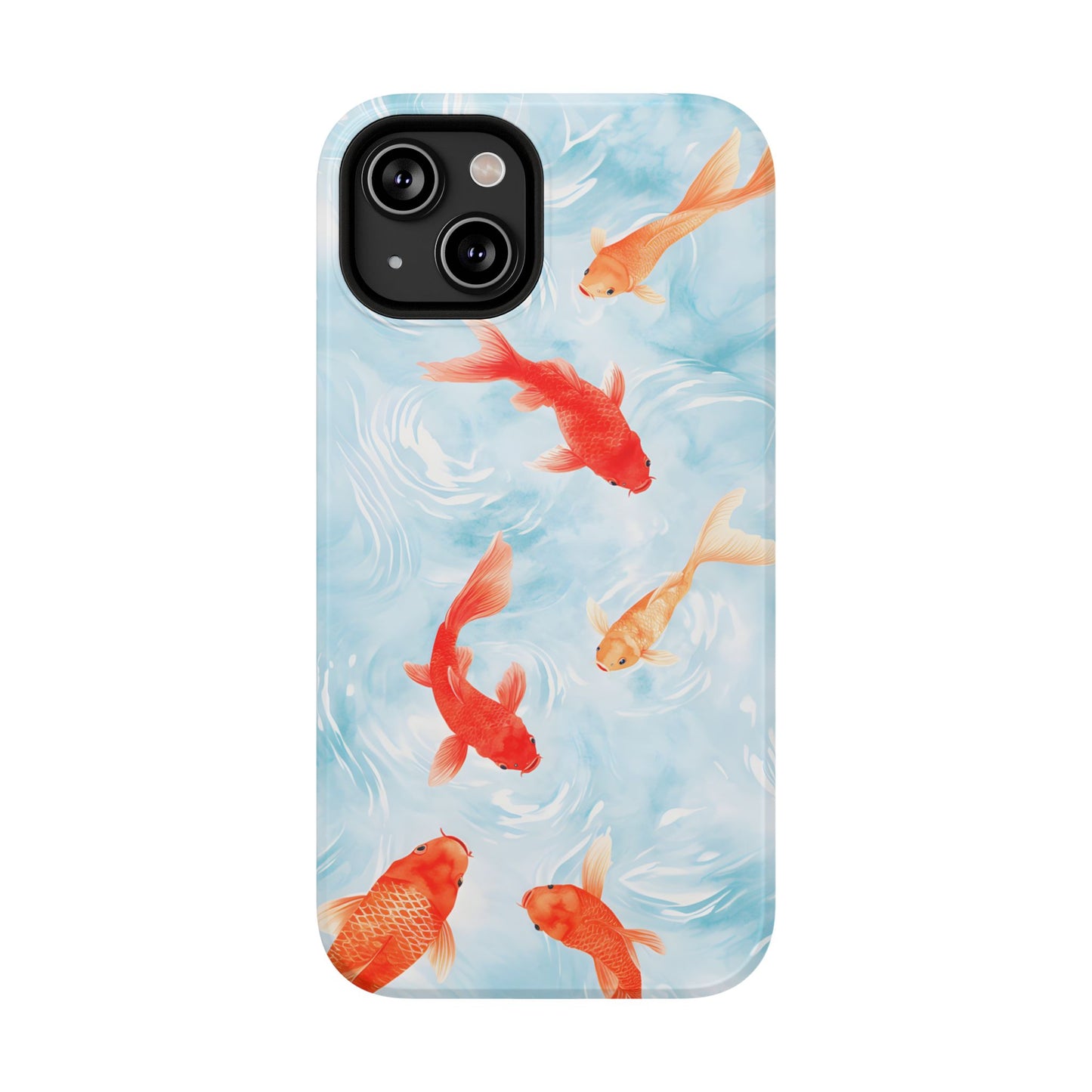 Koi Fish Pond Phone Case – MagSafe Compatible for iPhone & Samsung Galaxy