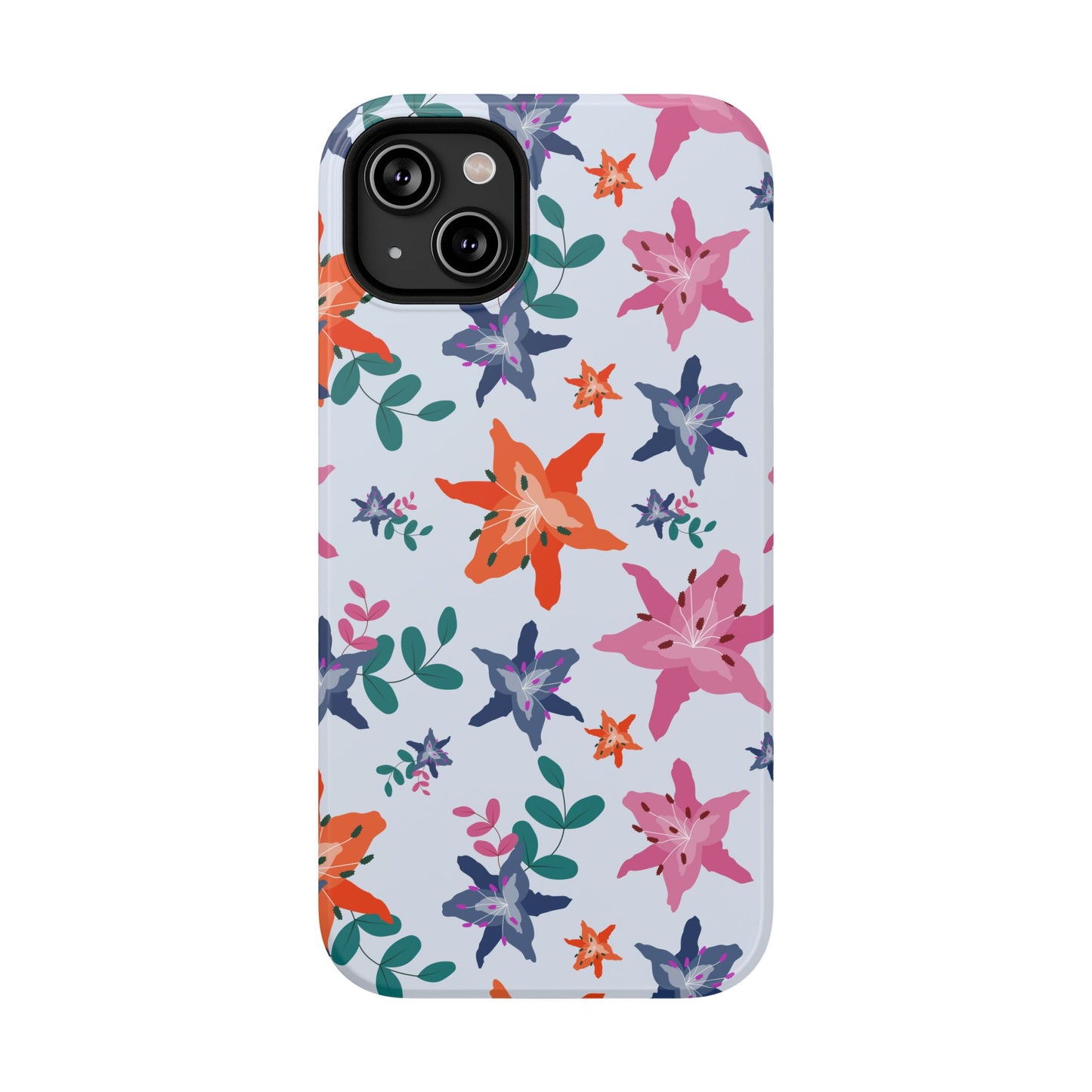 Watercolor Lily Garden Phone Case – MagSafe Compatible for iPhone & Samsung Galaxy