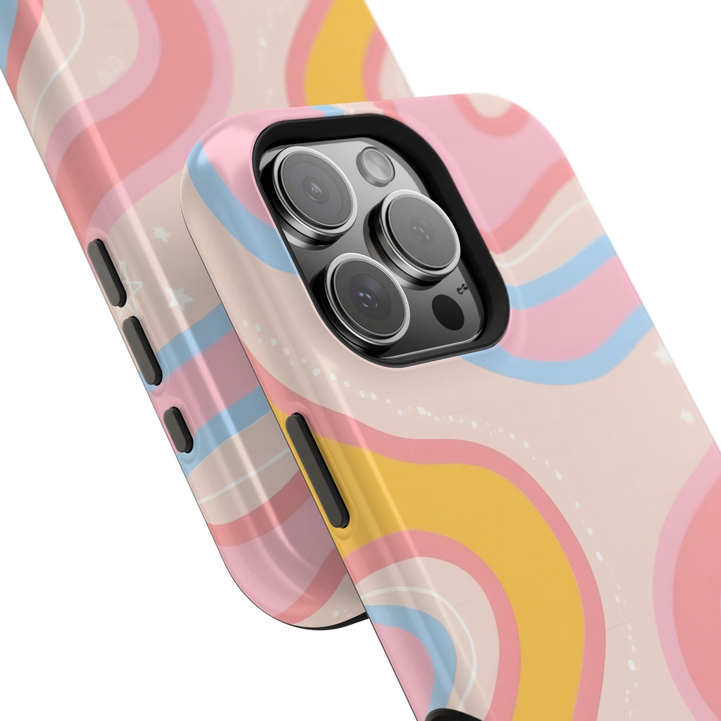Pastel Dreamy Waves Phone Case – MagSafe Compatible for iPhone & Samsung Galaxy