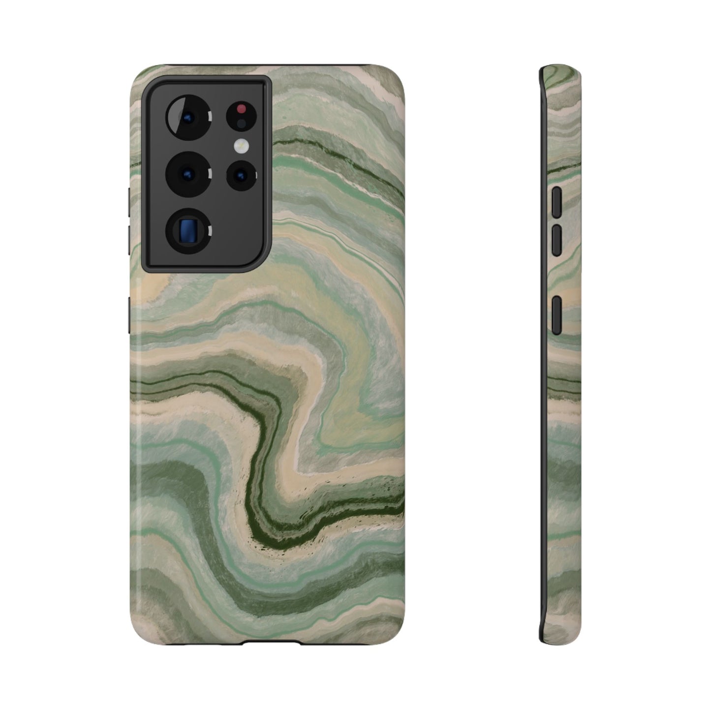 Earthy Agate Stone Phone Case – MagSafe Compatible for iPhone & Samsung Galaxy