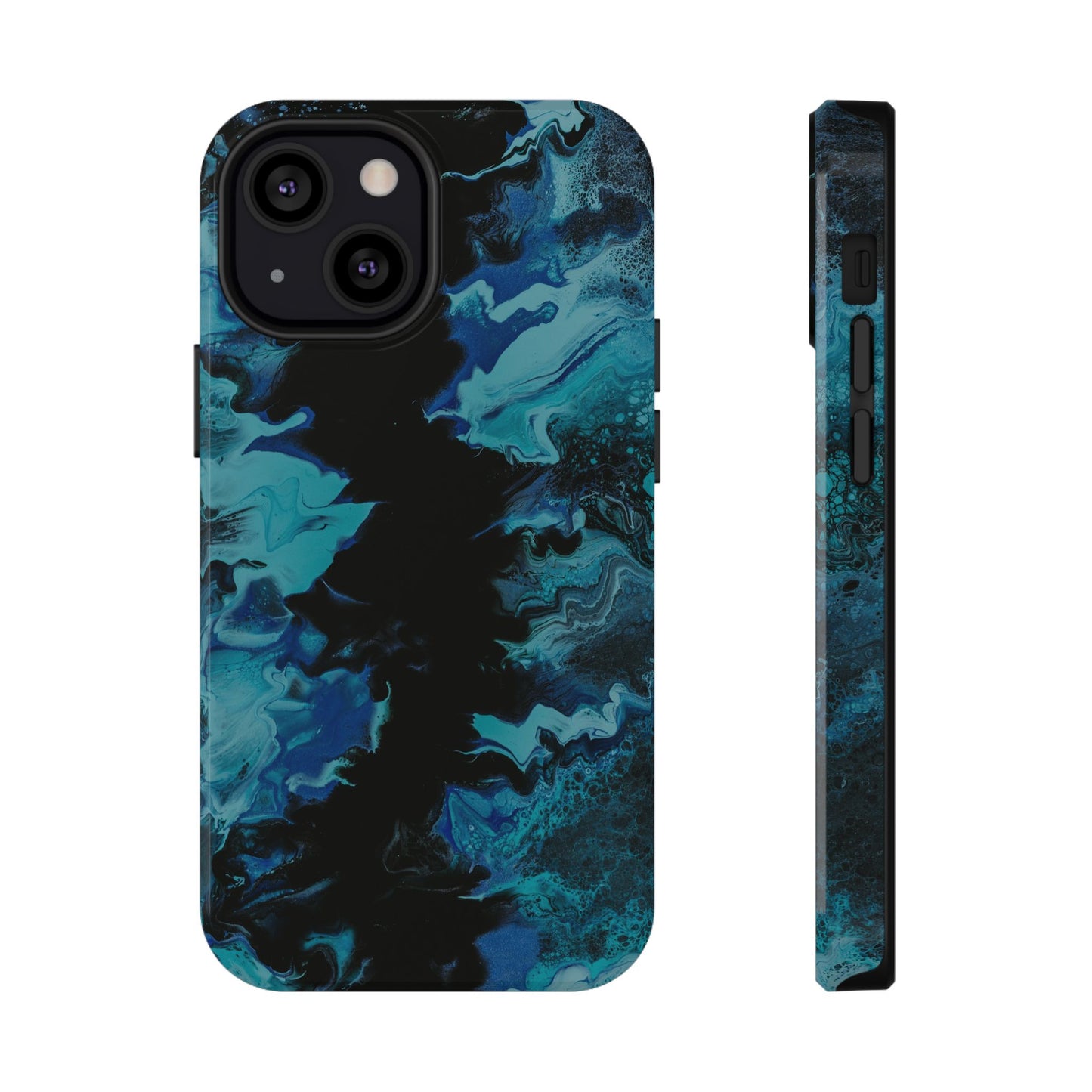 Deep Ocean Swirl Phone Case – MagSafe Compatible for iPhone & Samsung Galaxy
