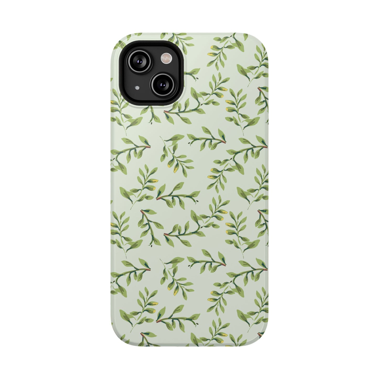 Olive Branch Botanical Phone Case – MagSafe Compatible for iPhone & Samsung Galaxy