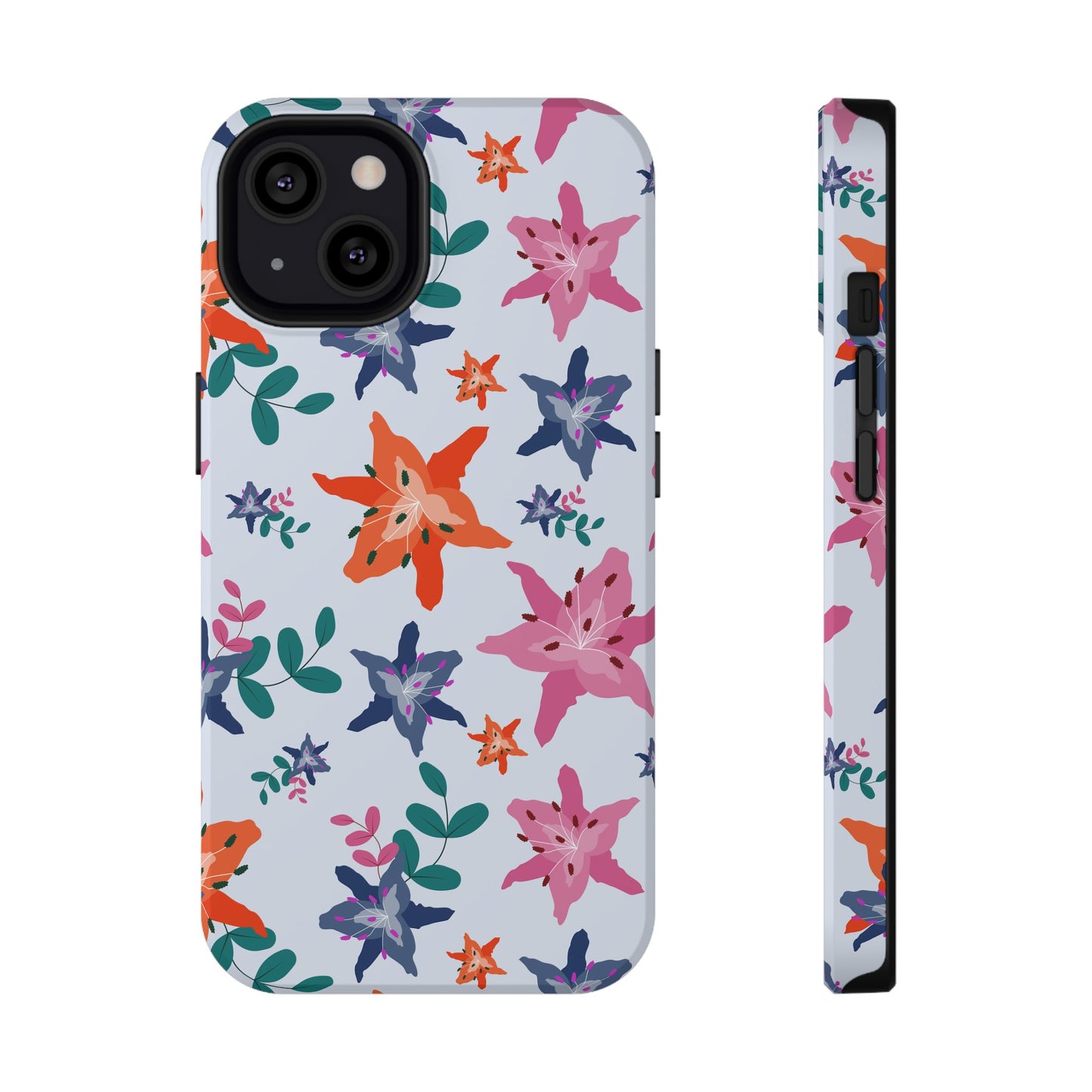 Watercolor Lily Garden Phone Case – MagSafe Compatible for iPhone & Samsung Galaxy