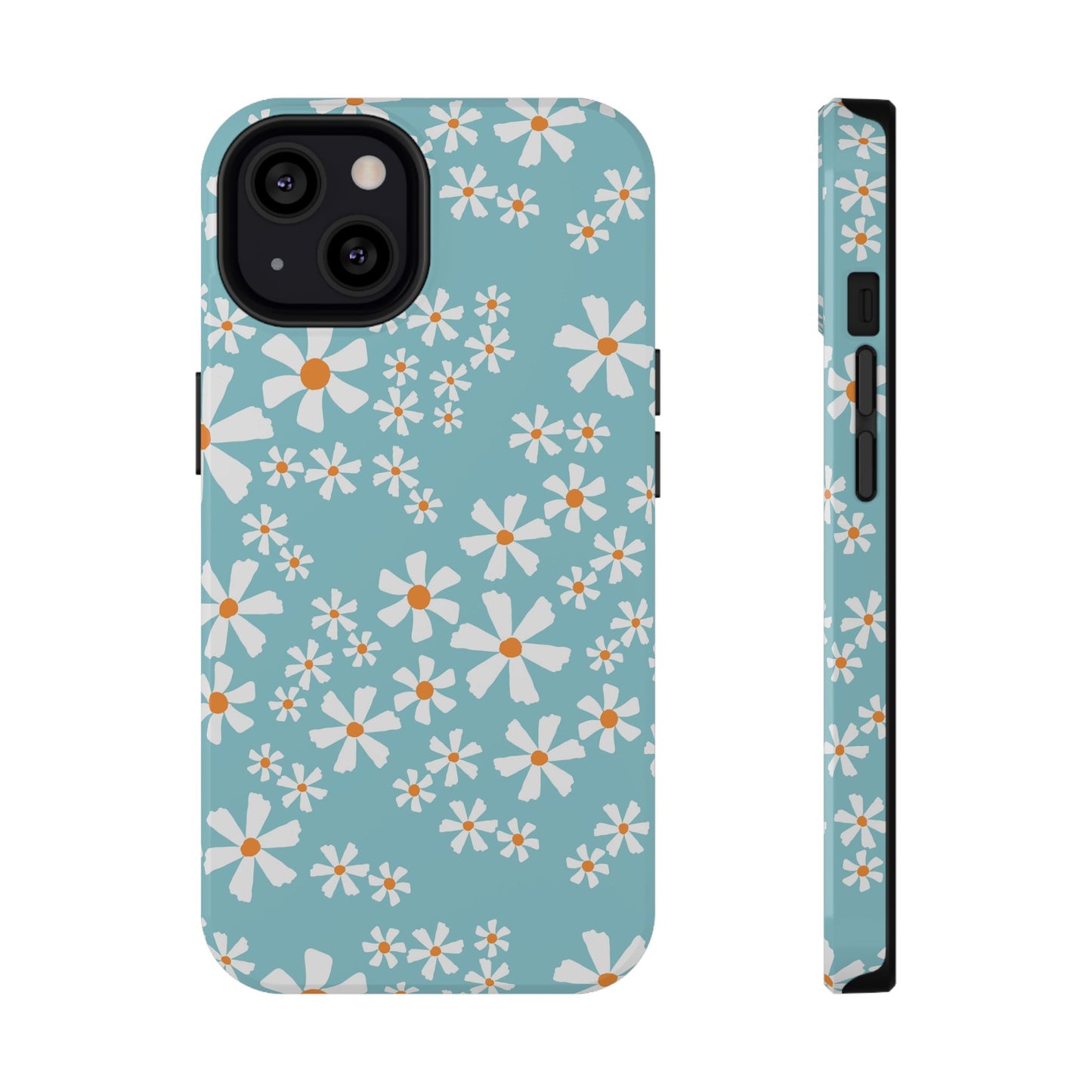 Vintage Daisy Field Phone Case – MagSafe Compatible for iPhone & Samsung Galaxy