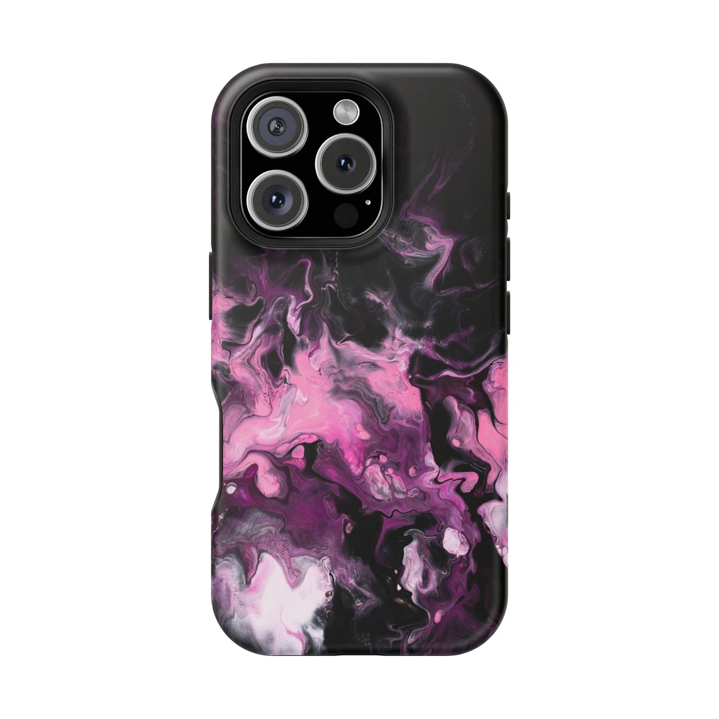 Electric Rose Marble Phone Case – MagSafe Compatible for iPhone & Samsung Galaxy